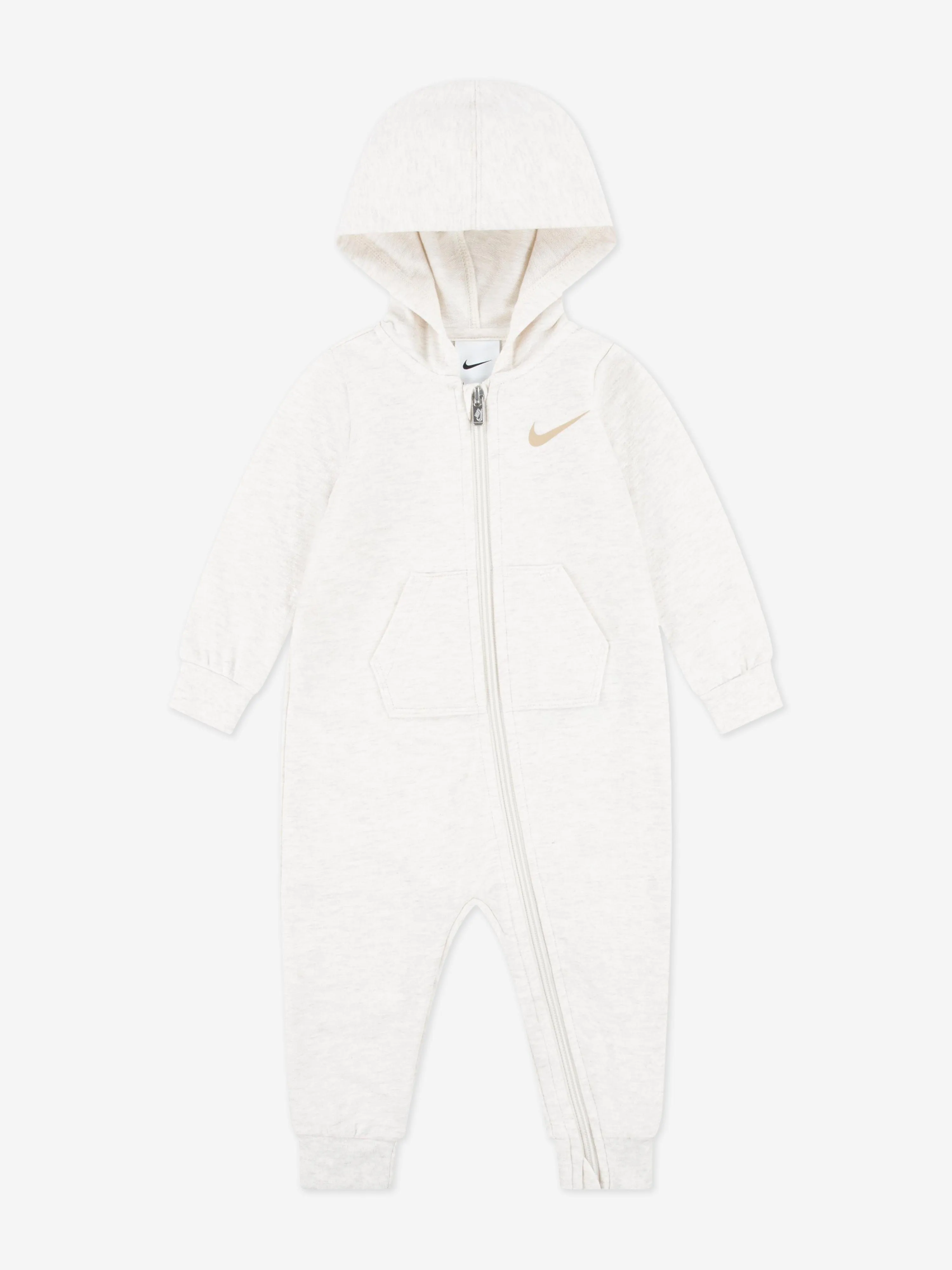 Baby Essentials Hooded Coverall in Ivory
