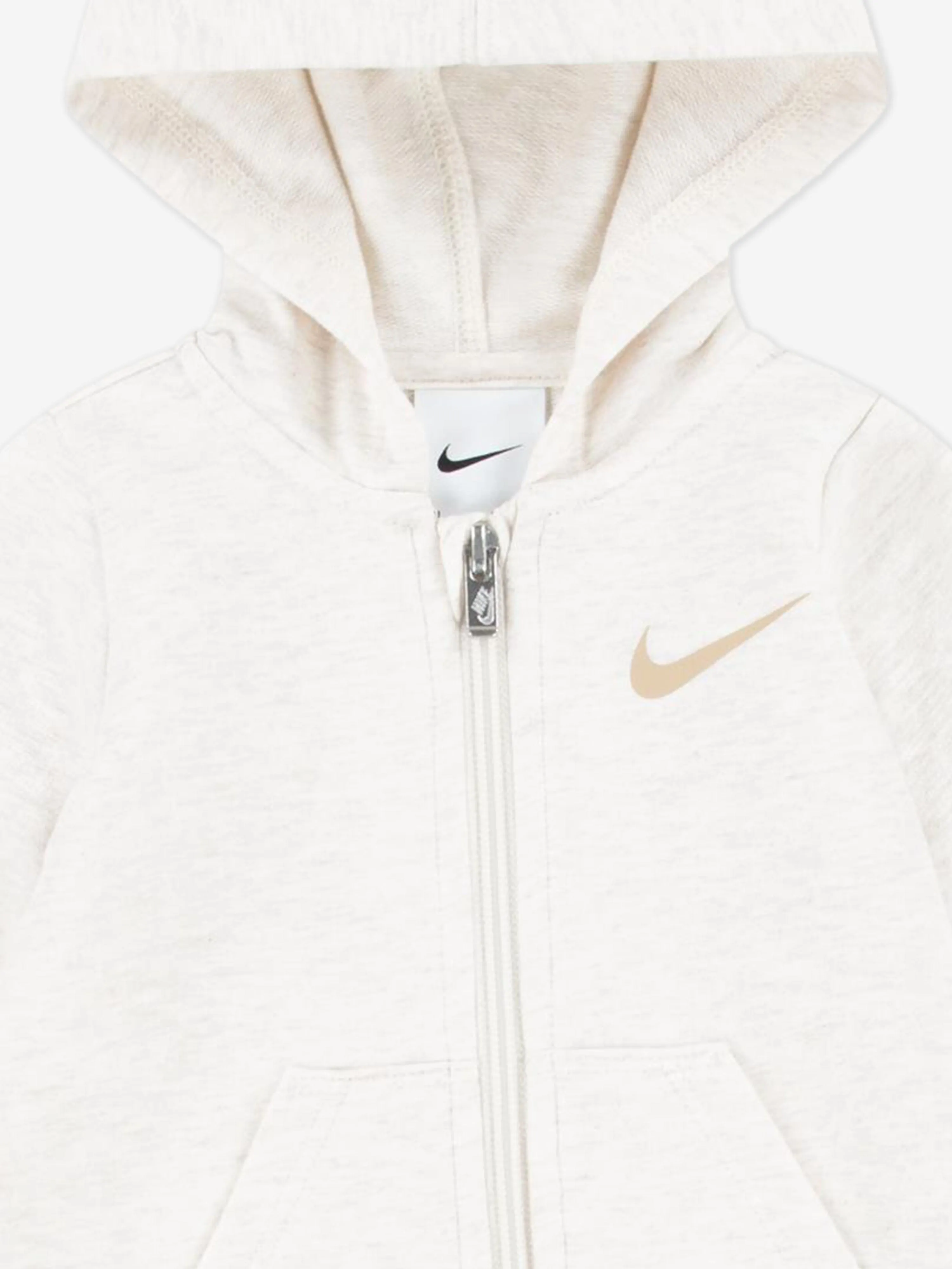 Baby Essentials Hooded Coverall in Ivory