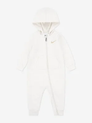 Baby Essentials Hooded Coverall in Ivory