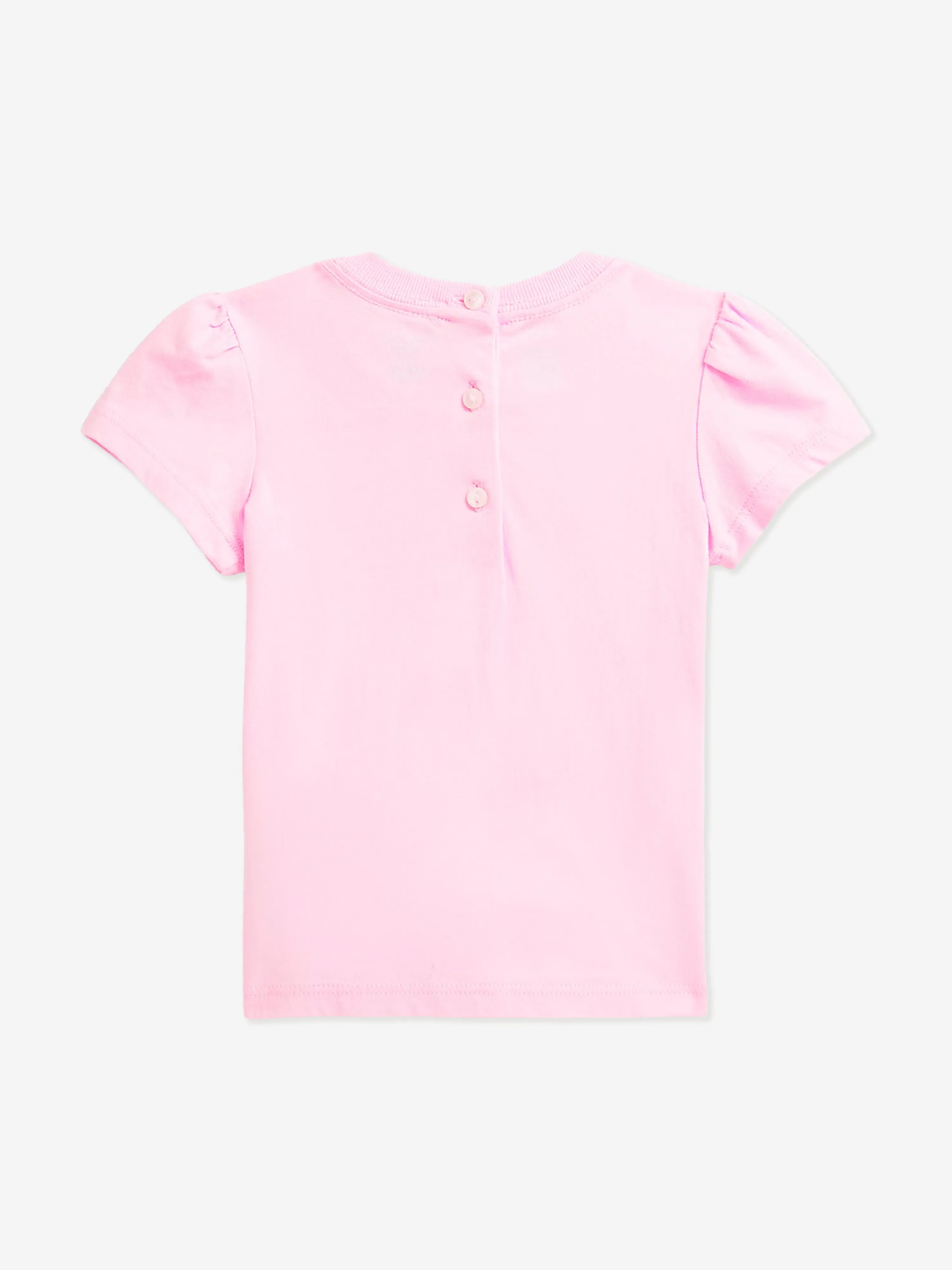 Baby Girls Bear T-Shirt in Pink