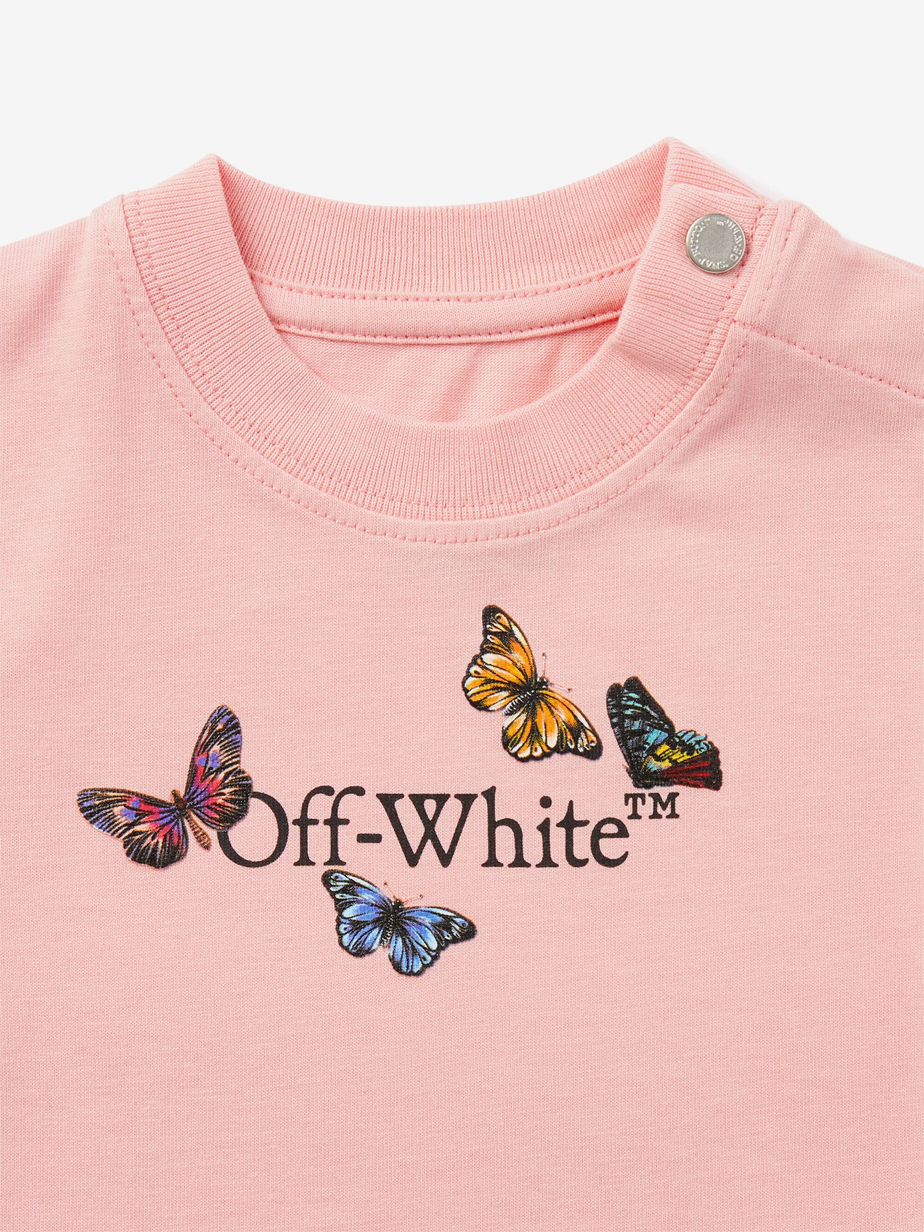 Baby Girls Bookish Butterfly T-Shirt in Pink