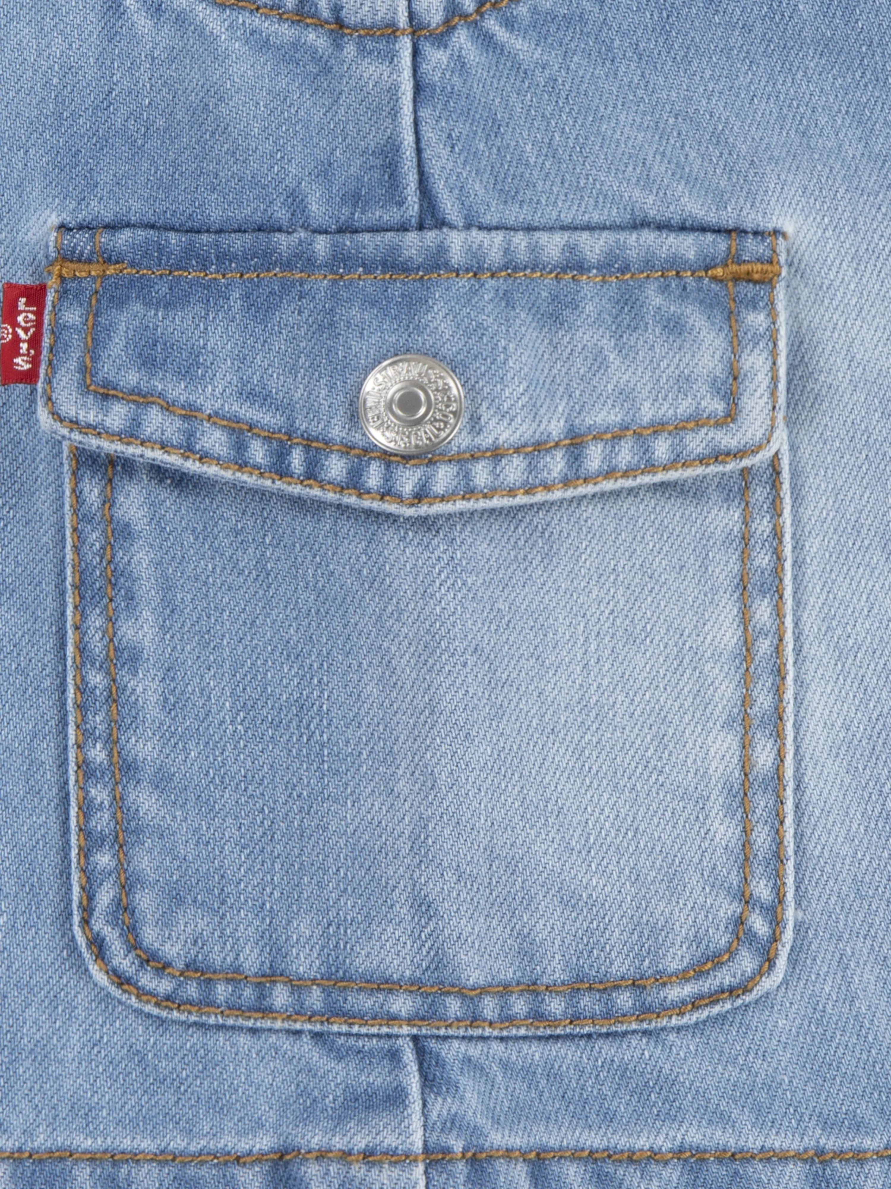 Baby Girls Cargo Pocket Skirtall in Blue