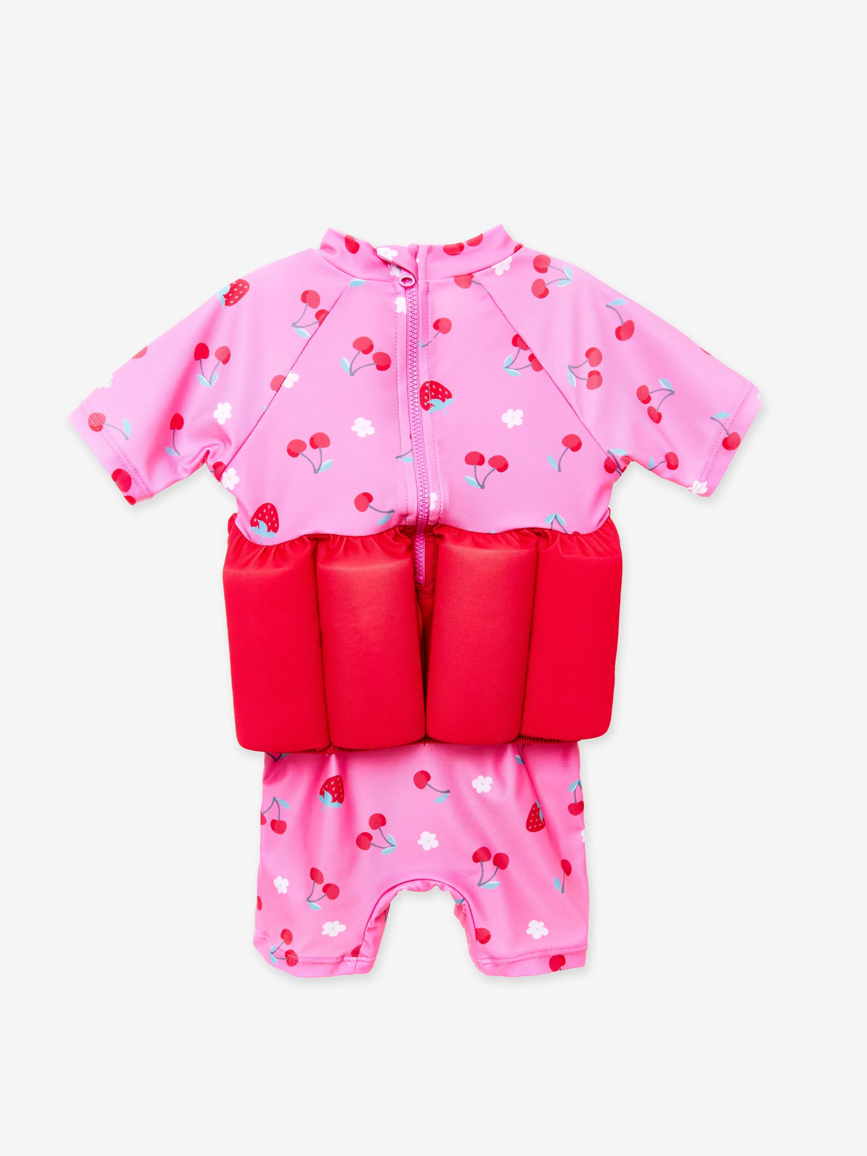 Baby Girls Cherry Float Suit in Pink (UPF50 )
