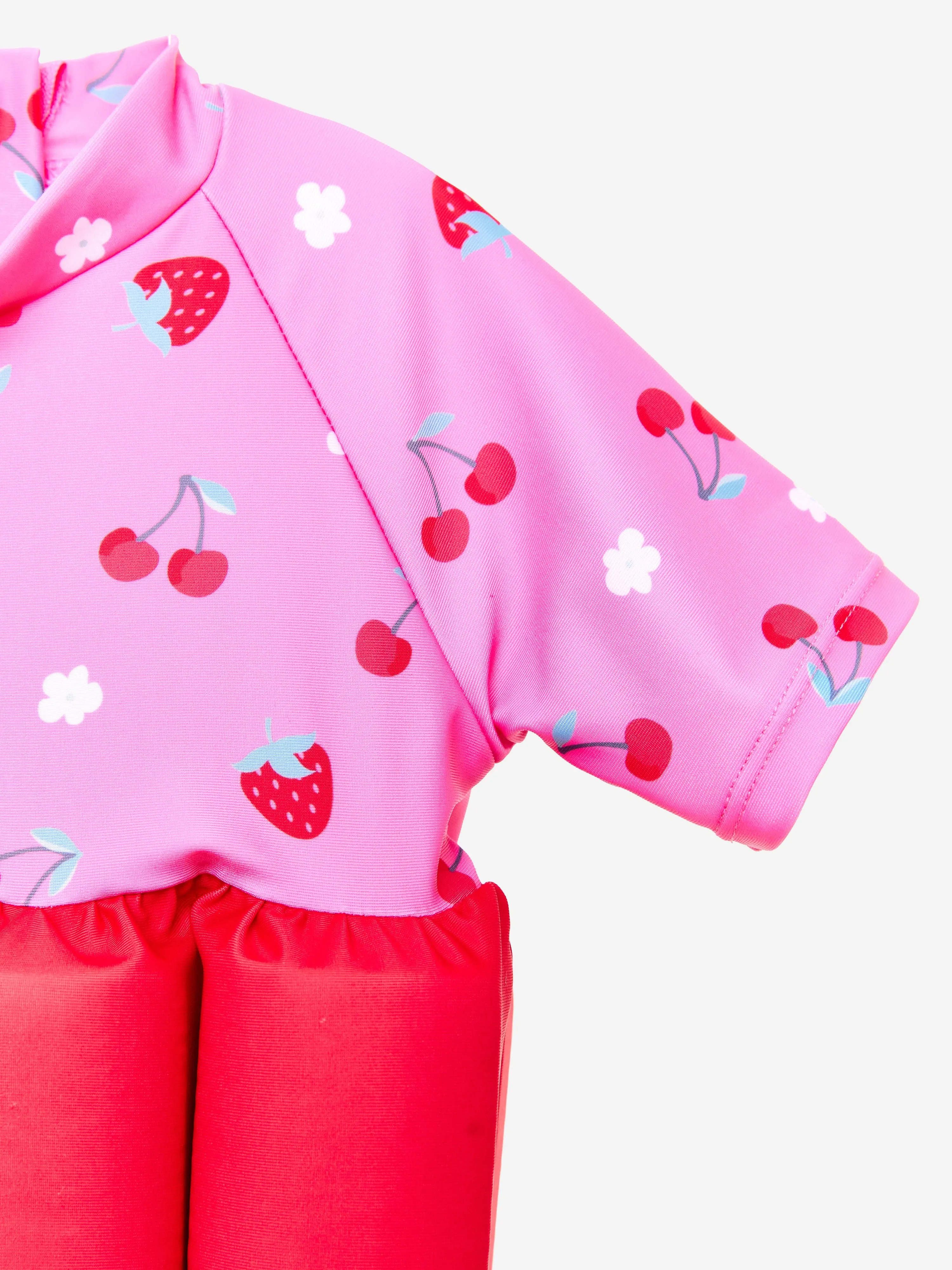 Baby Girls Cherry Float Suit in Pink (UPF50 )