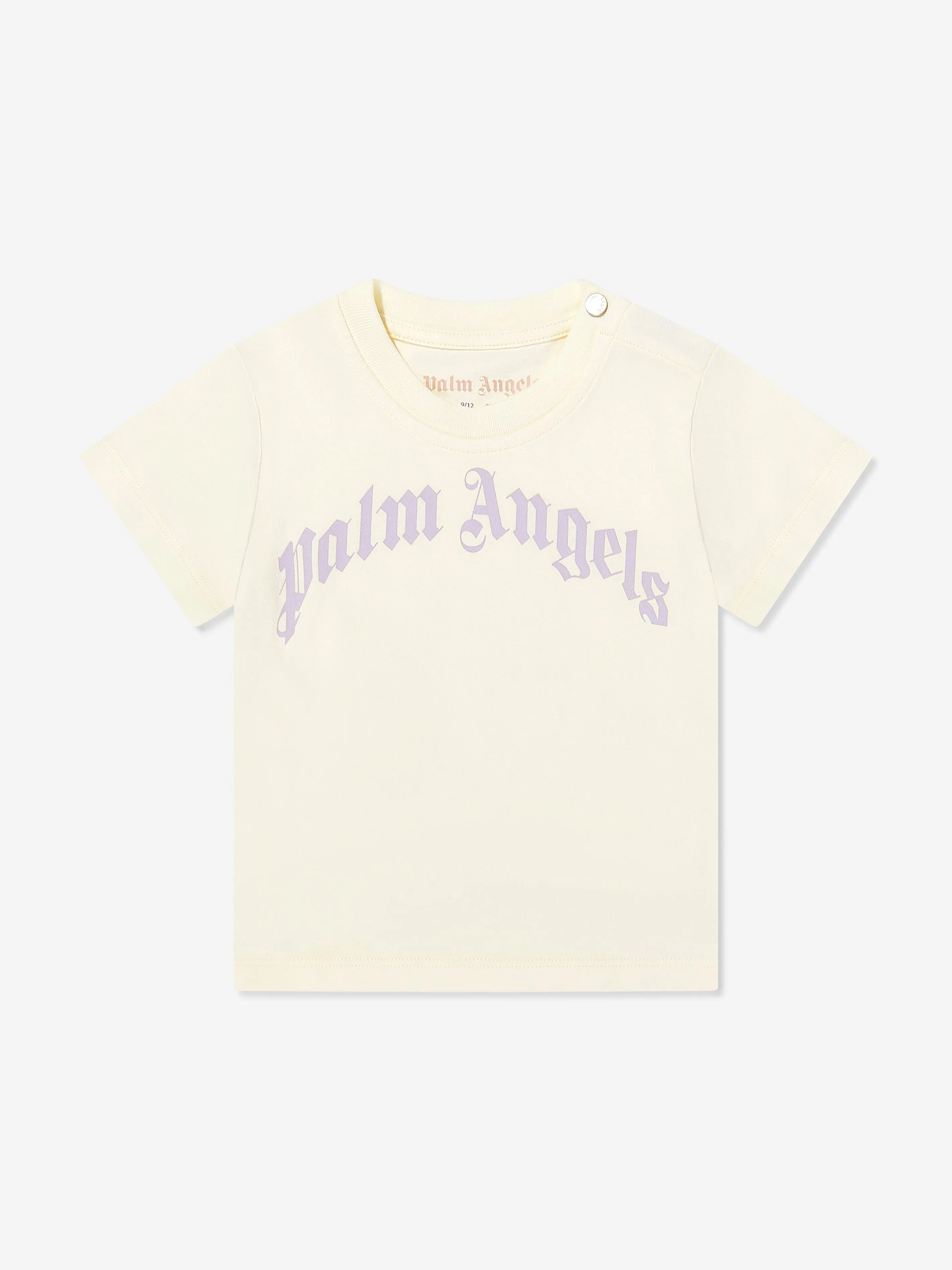 Baby Girls Curved Logo 3 Pack T-Shirt Set in Multicolour