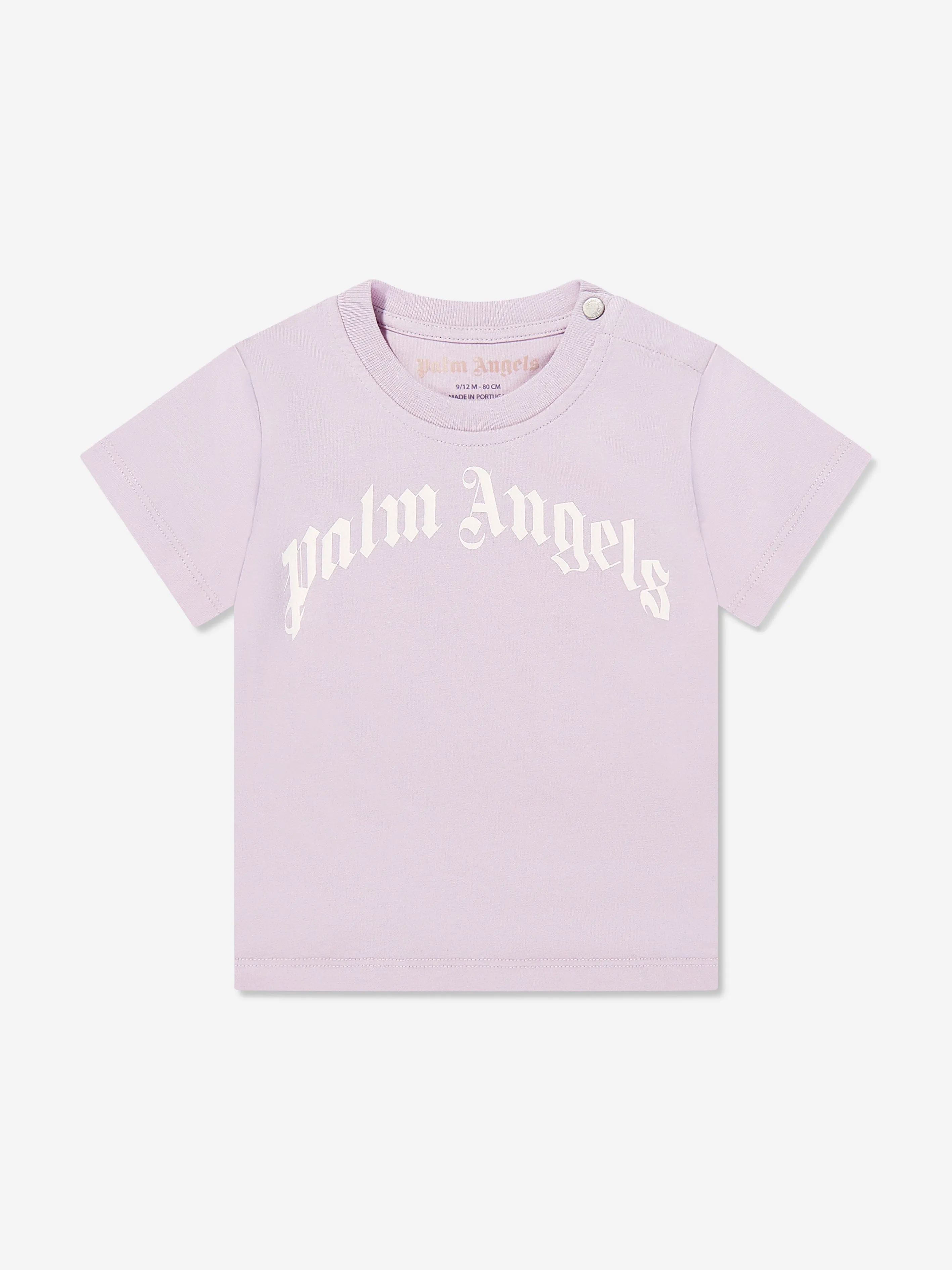 Baby Girls Curved Logo 3 Pack T-Shirt Set in Multicolour