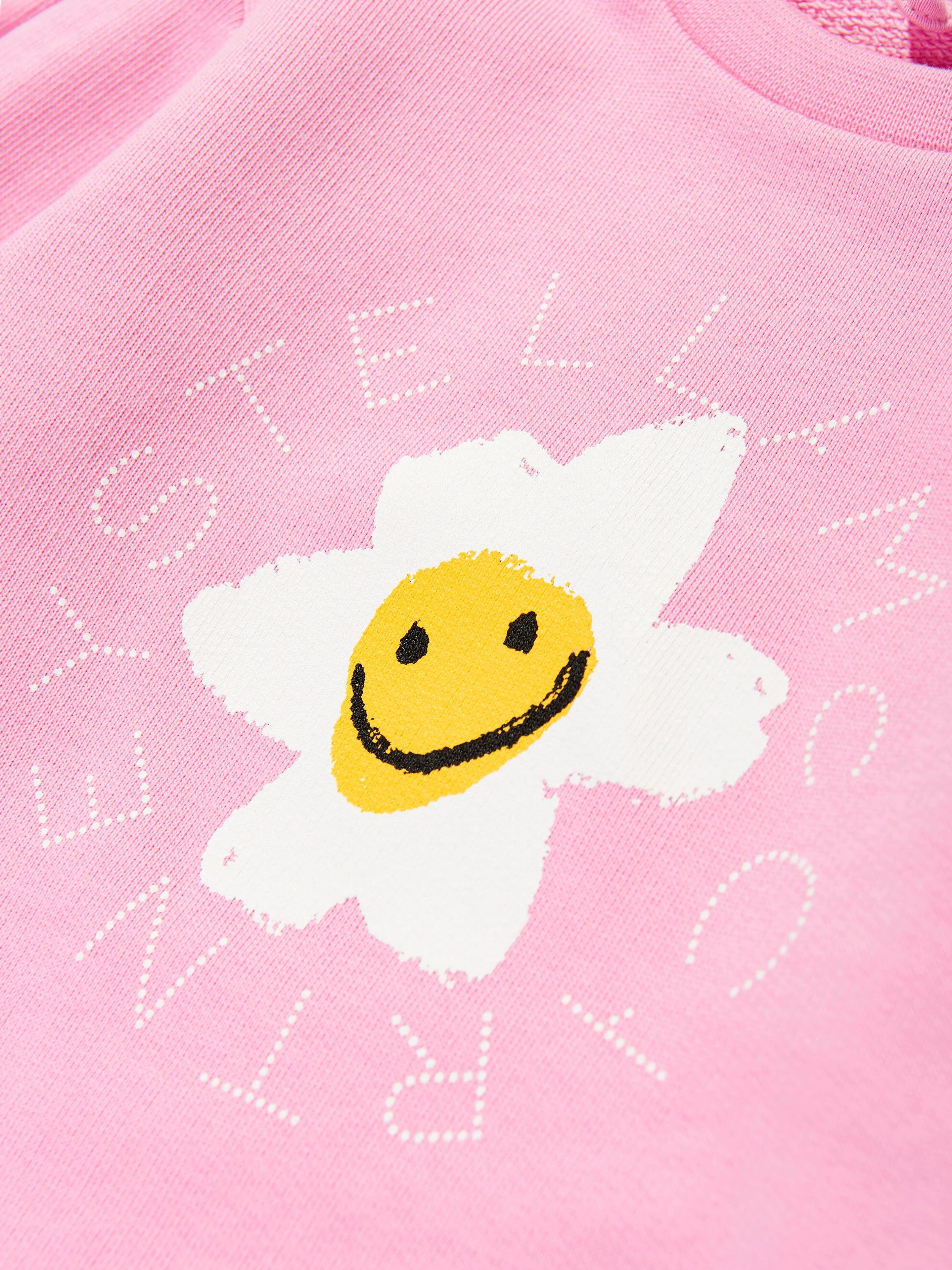 Baby Girls Daisy Logo Sweatshirt in Pink