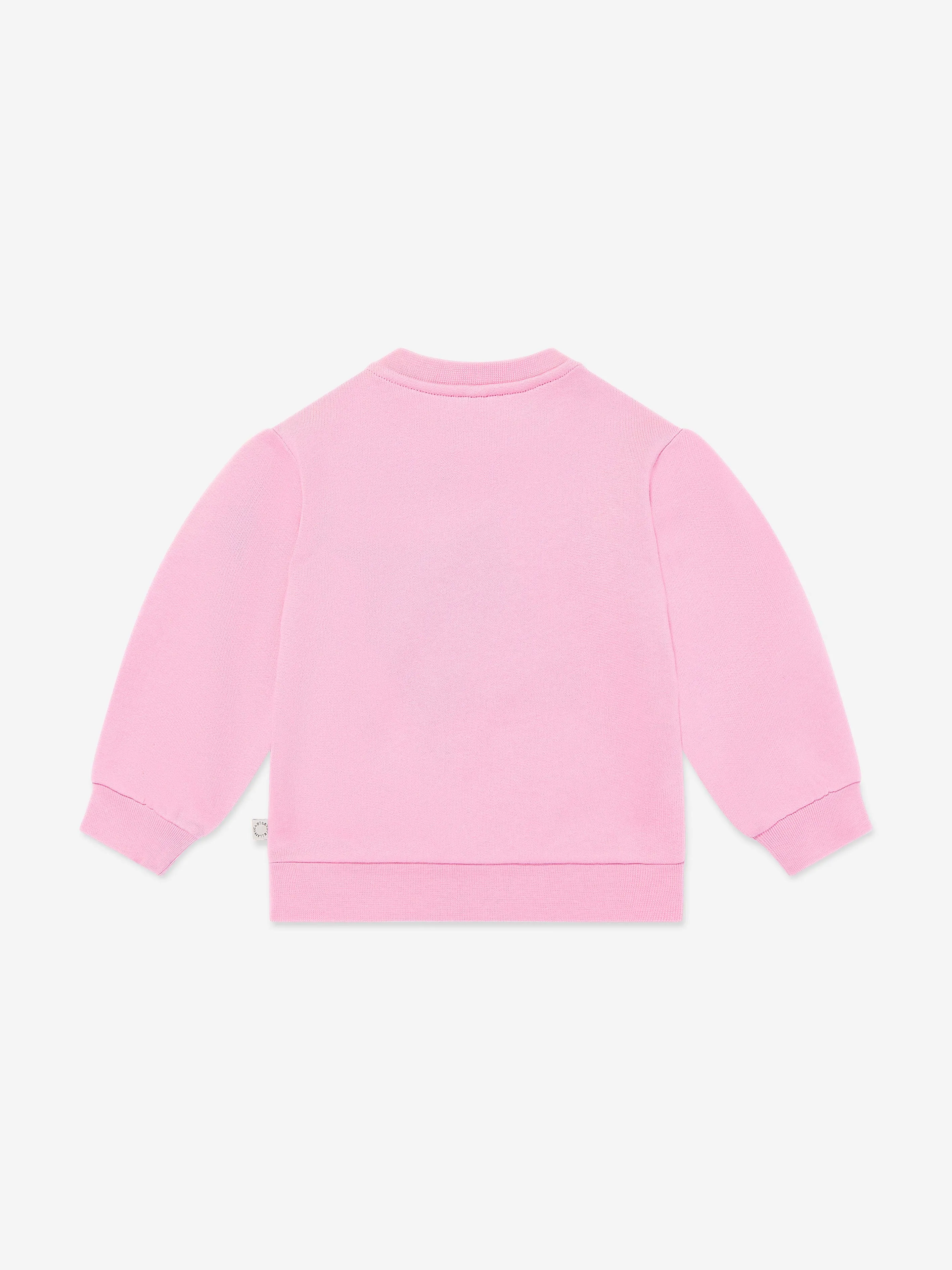 Baby Girls Daisy Logo Sweatshirt in Pink