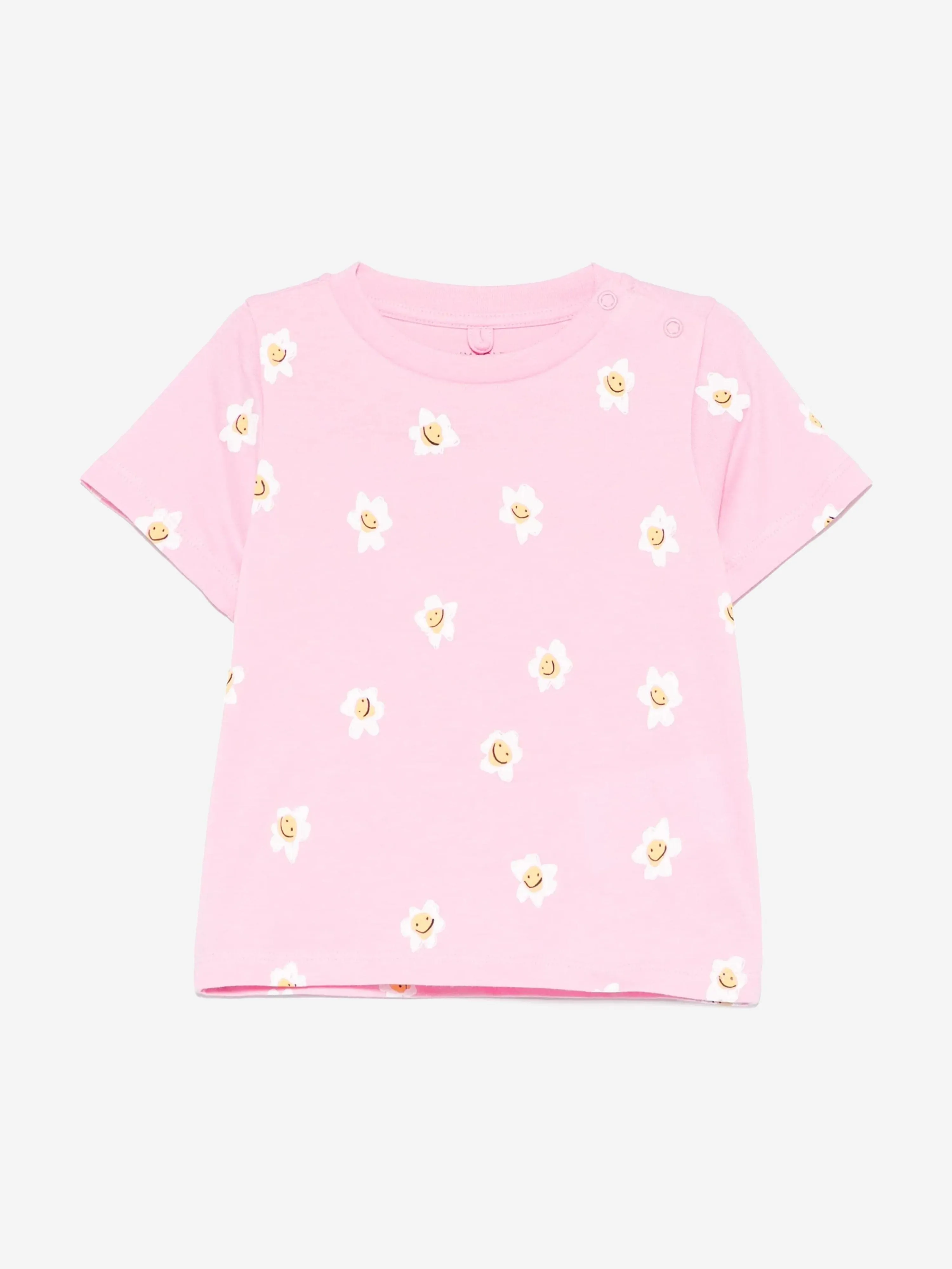 Baby Girls Daisy Print T-Shirt in Pink