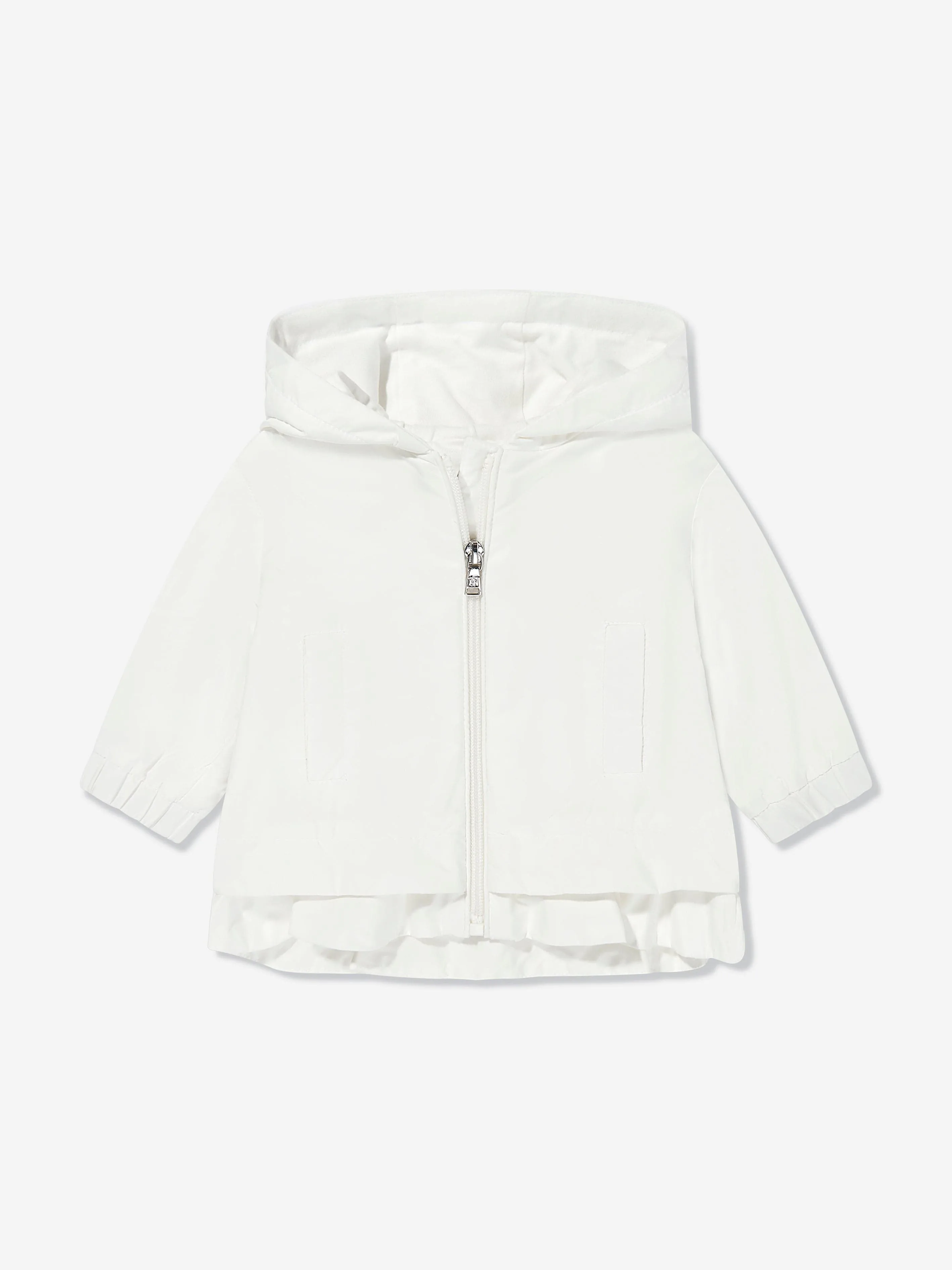 Baby Girls Down Padded Dana Jacket in Ivory