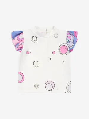 Baby Girls Fontane Jersey Top in Ivory