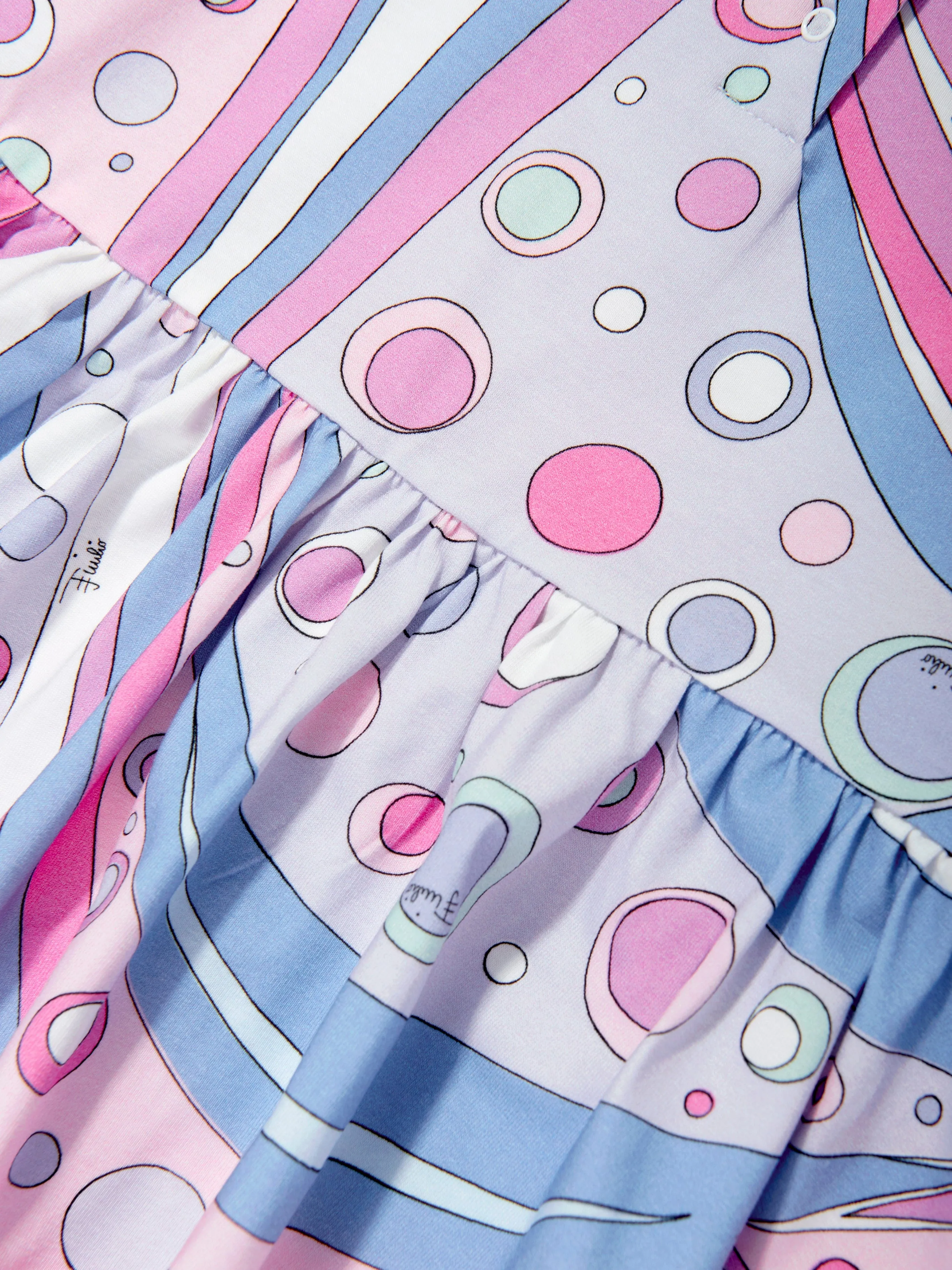 Baby Girls Fontane Print Dress in Pink