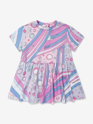 Baby Girls Fontane Print Dress in Pink