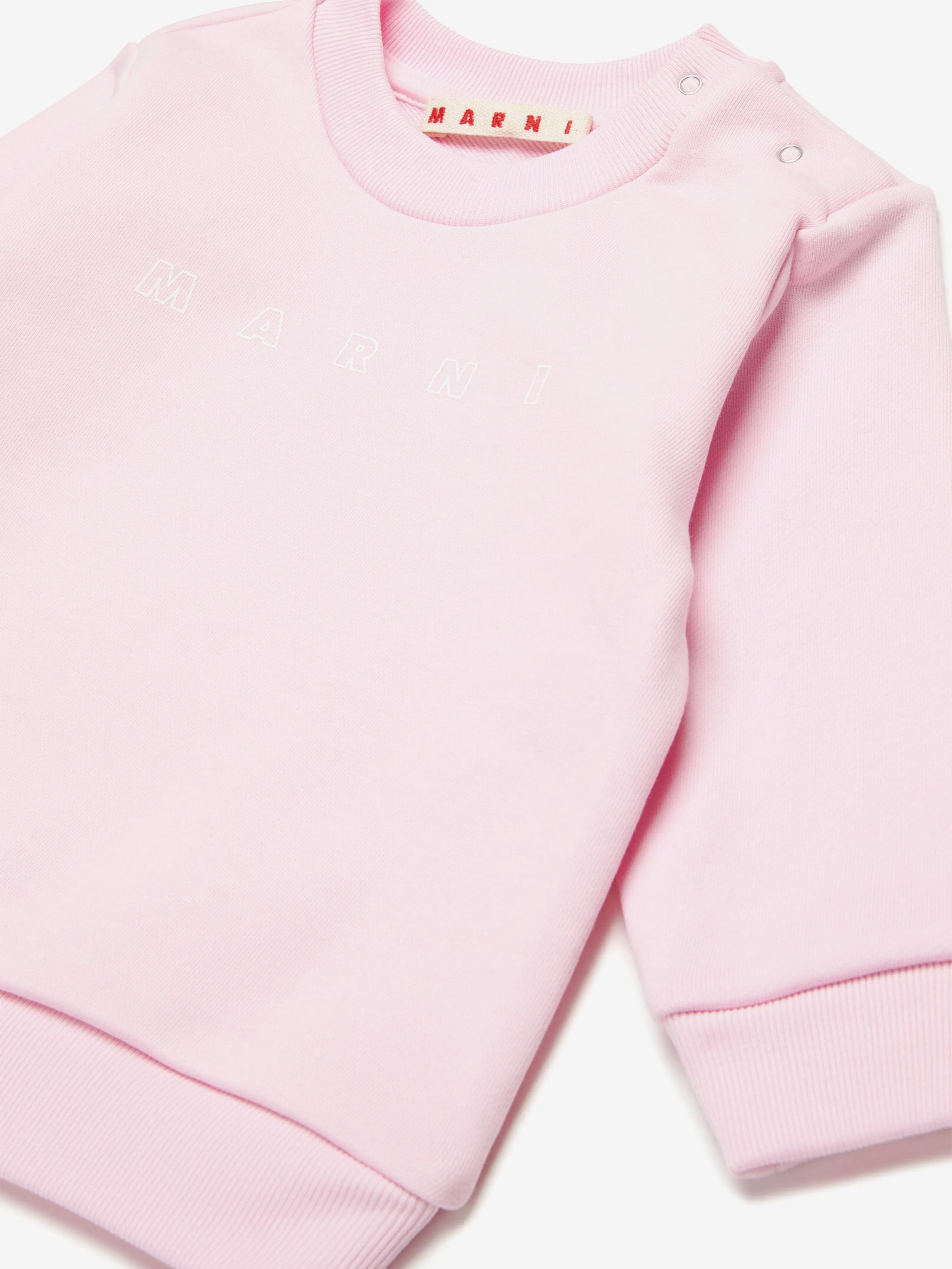Baby Girls Logo Sweatshirt in Pink