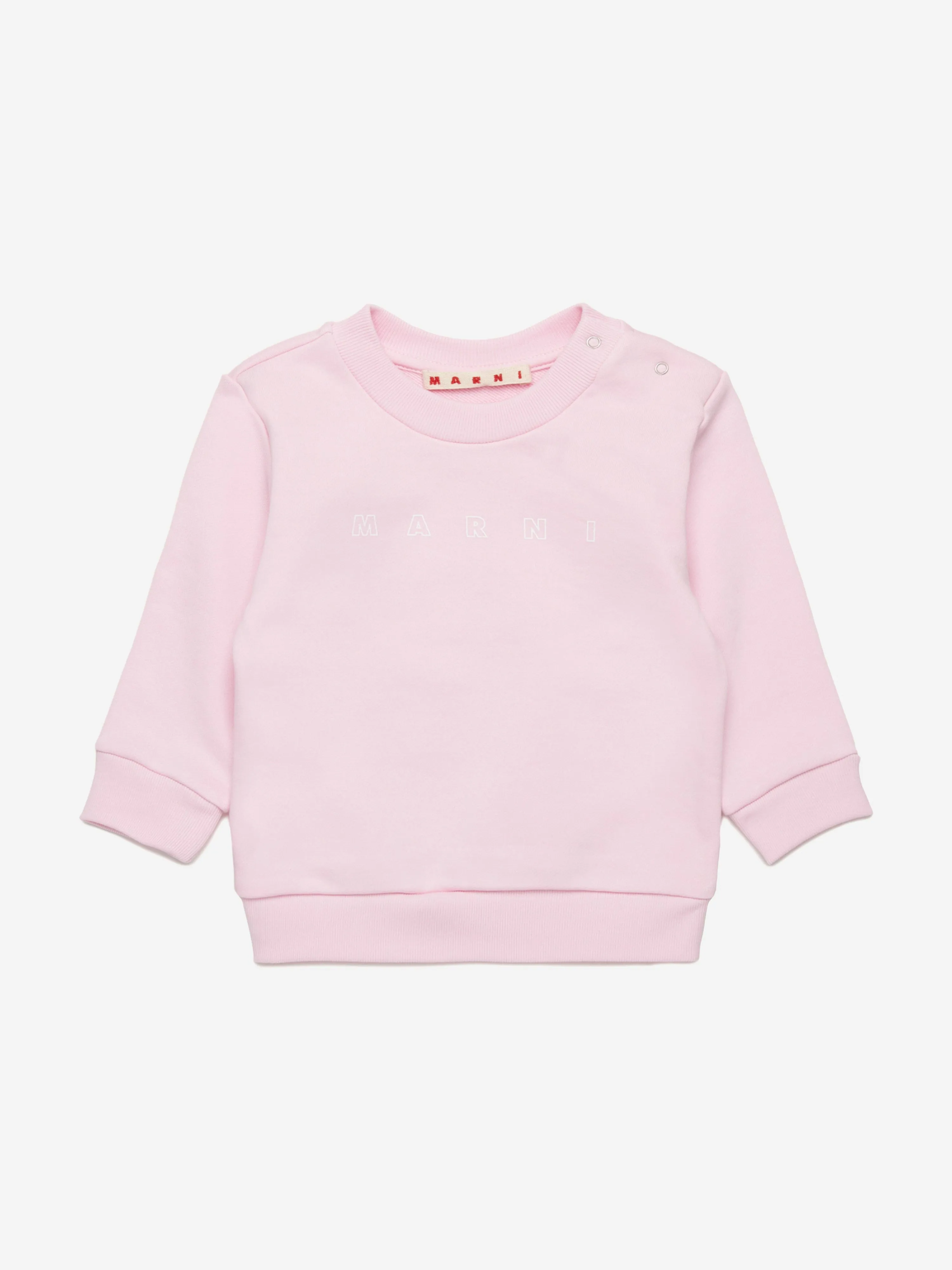 Baby Girls Logo Sweatshirt in Pink