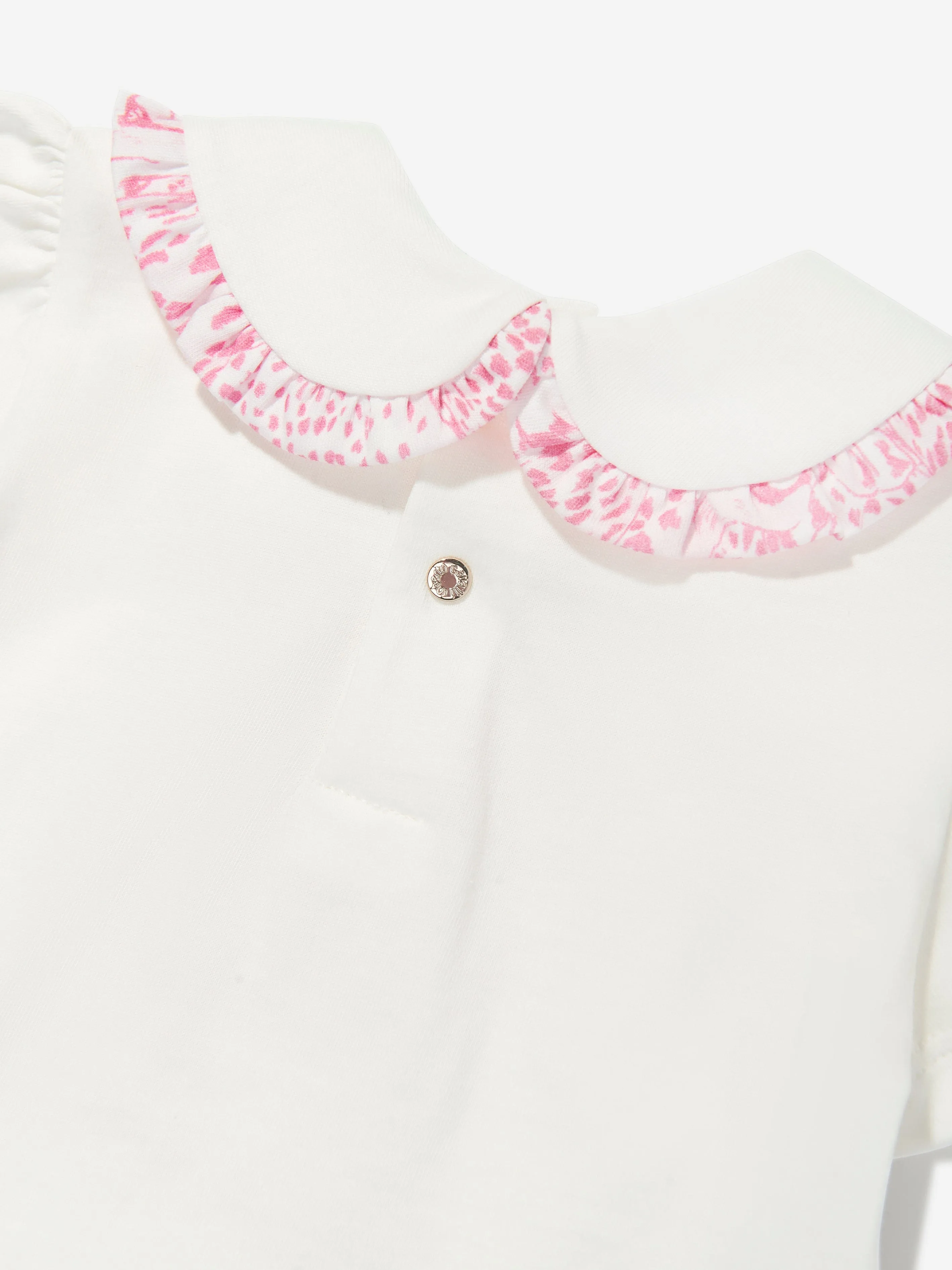 Baby Girls Logo T-Shirt in White