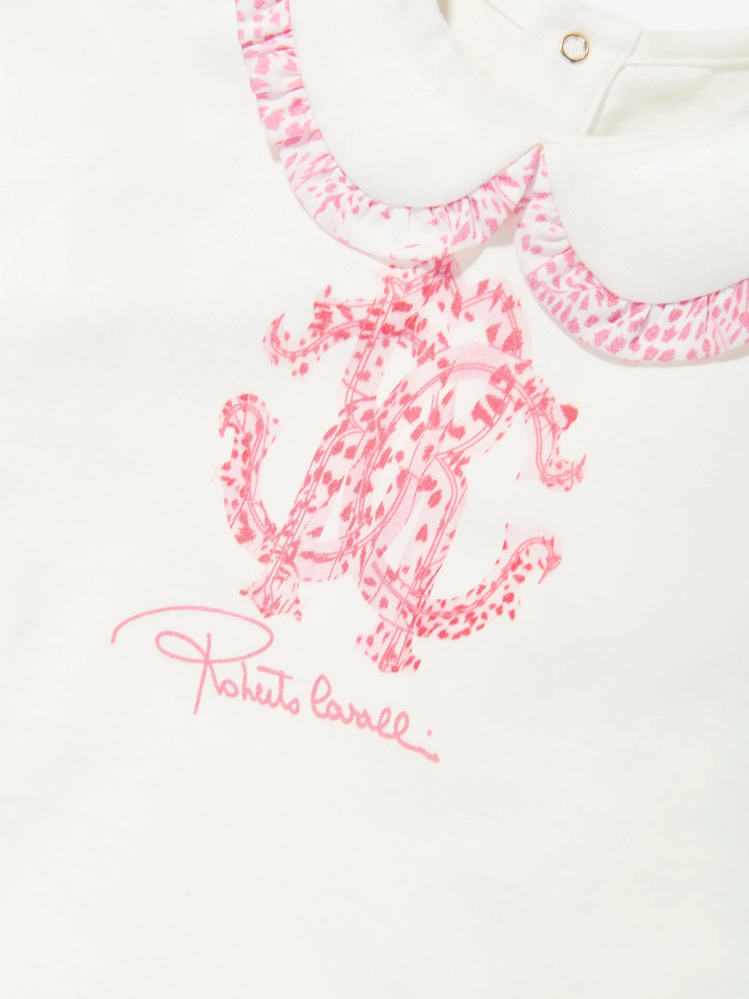 Baby Girls Logo T-Shirt in White