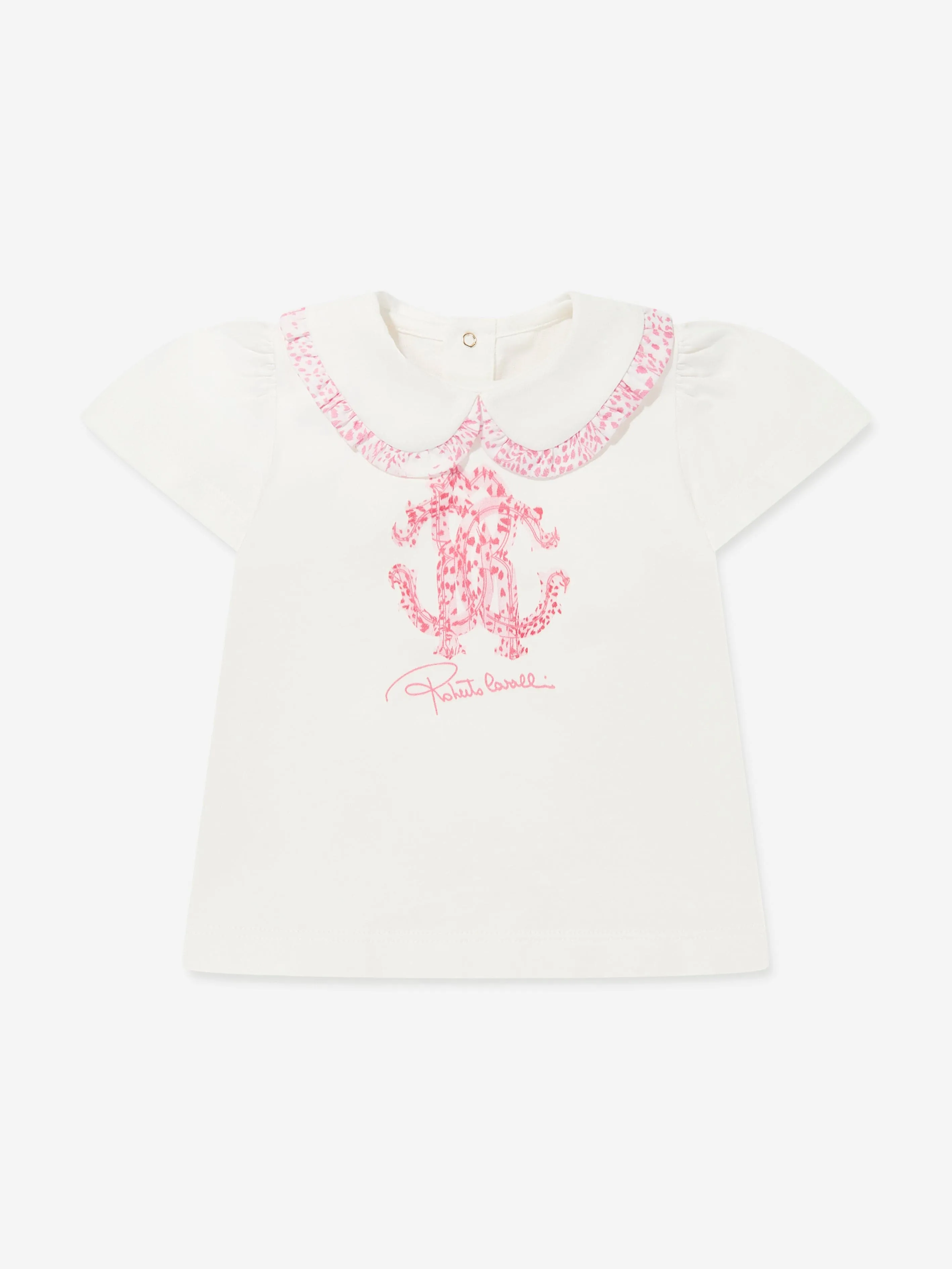 Baby Girls Logo T-Shirt in White