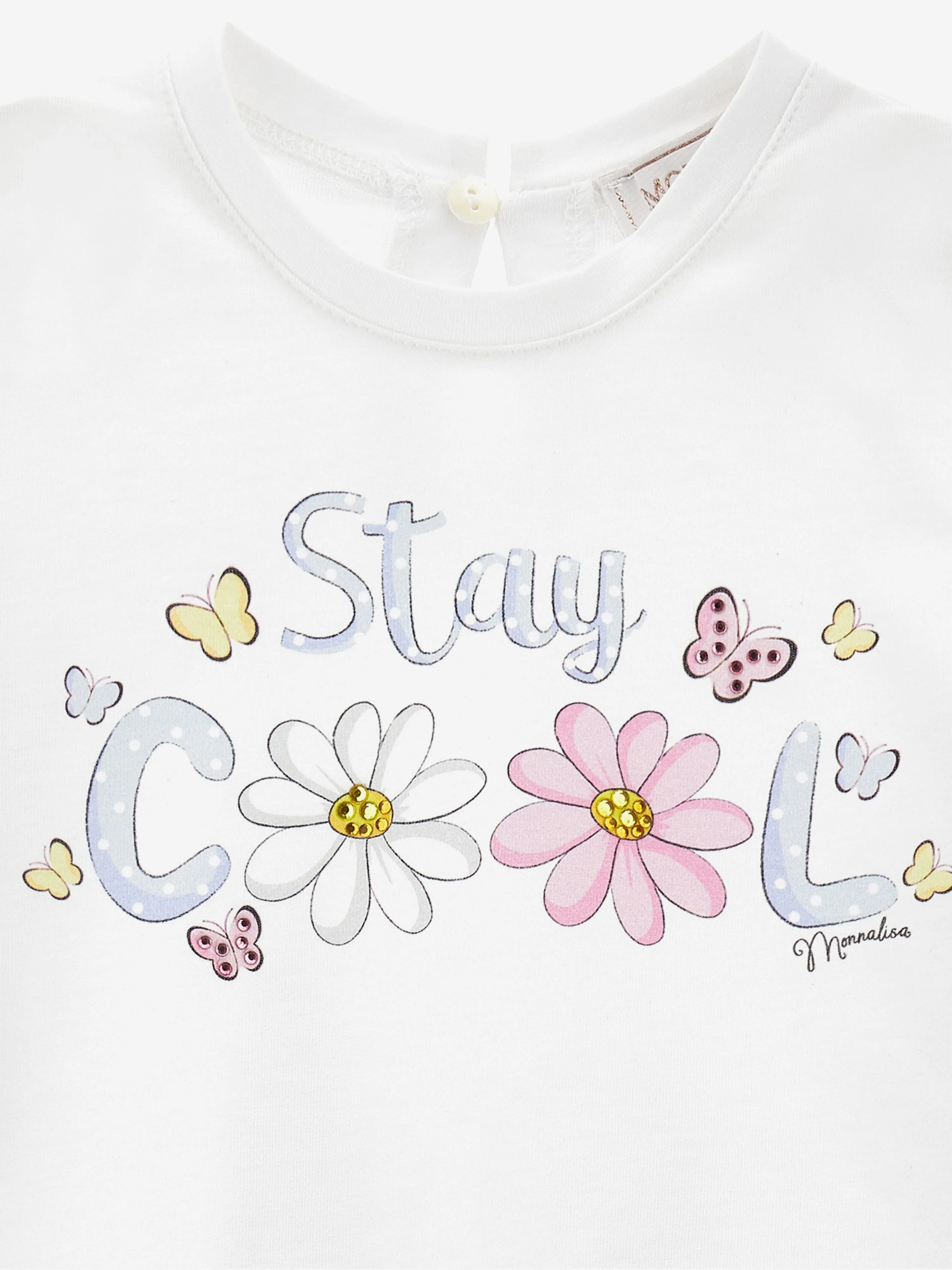 Baby Girls Stay Cool T-Shirt in White