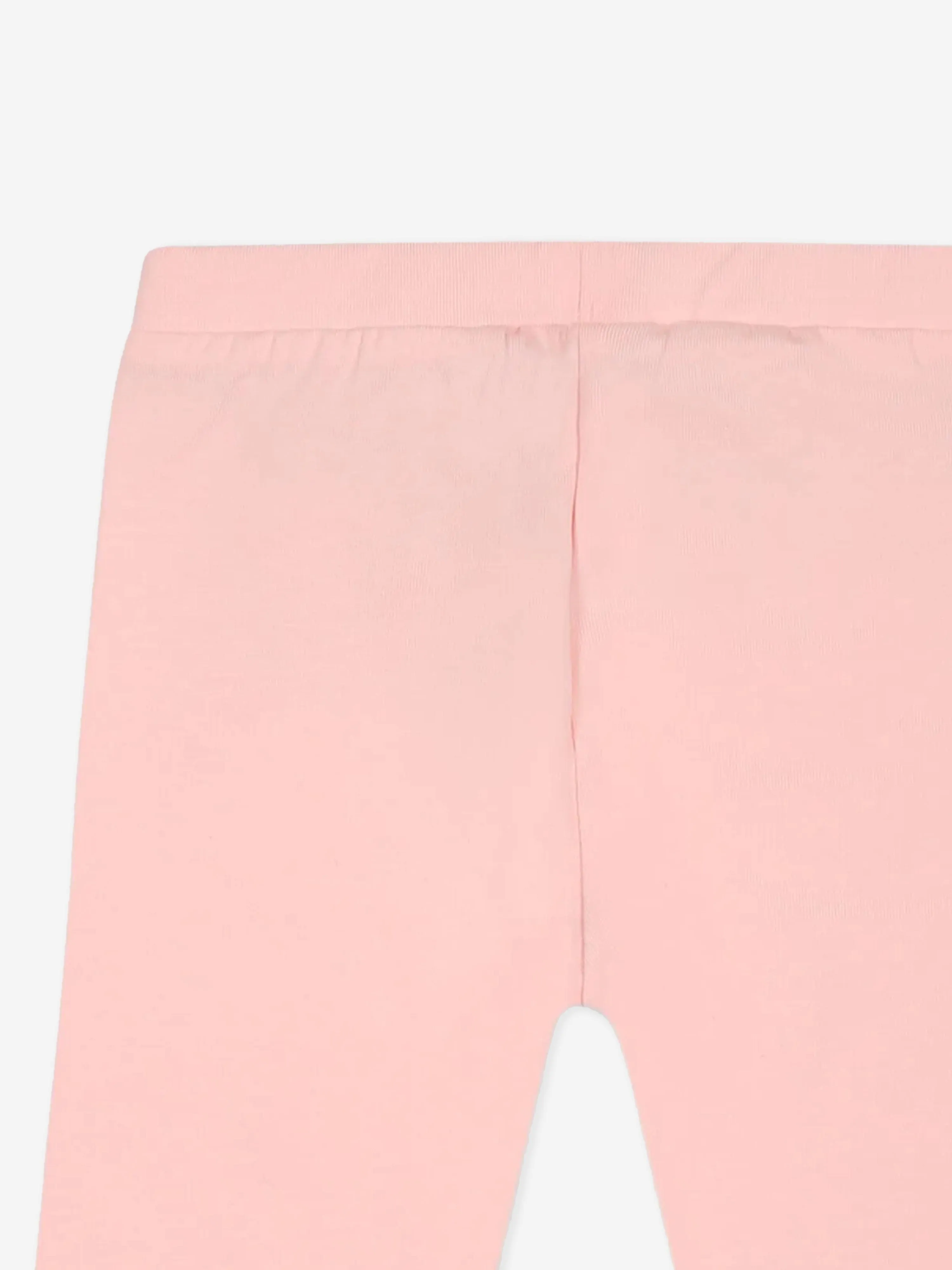 Baby Girls Teddy Bear Leggings in Pink