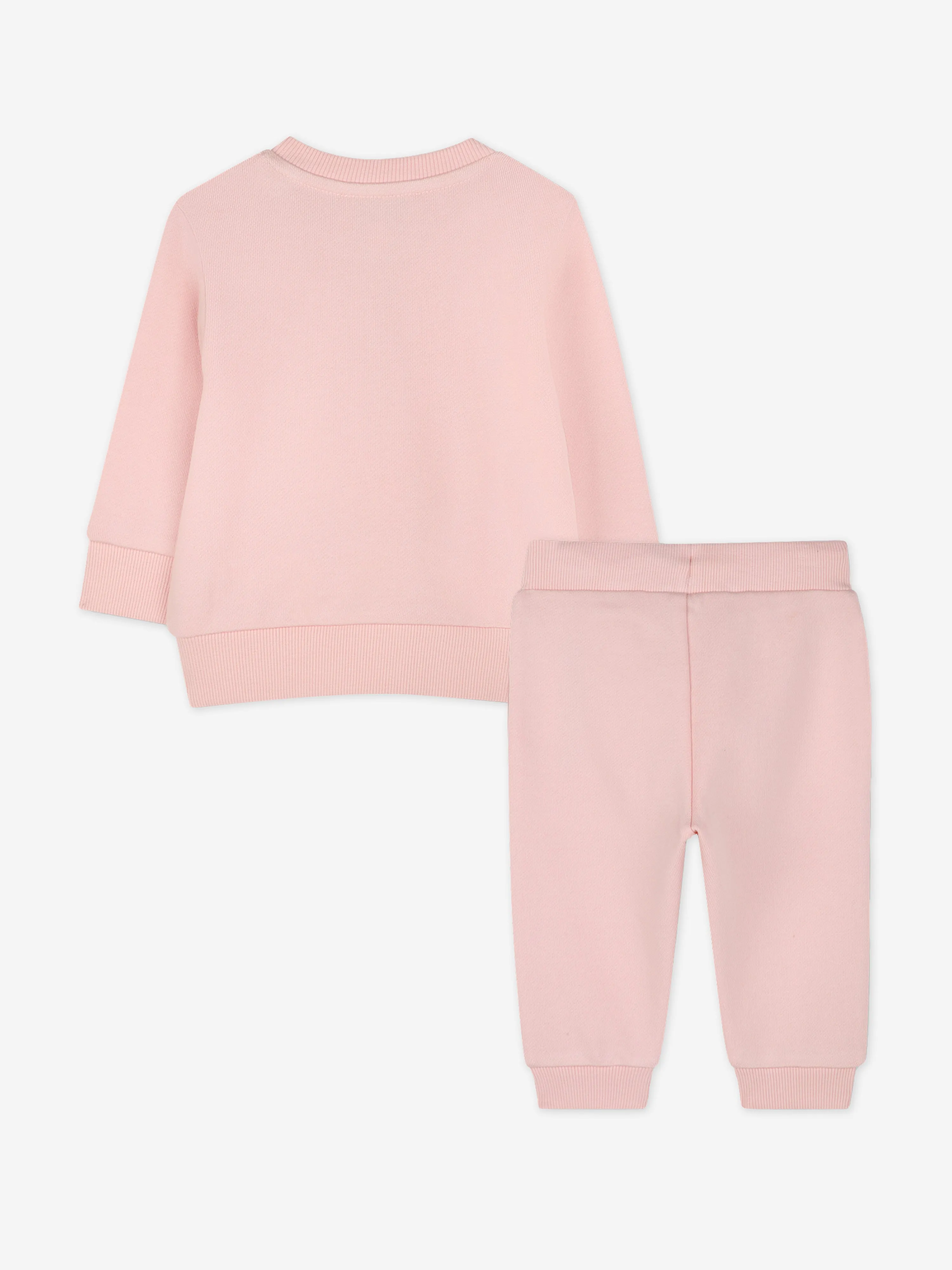 Baby Girls Tiger Logo Tracksuit in Pink