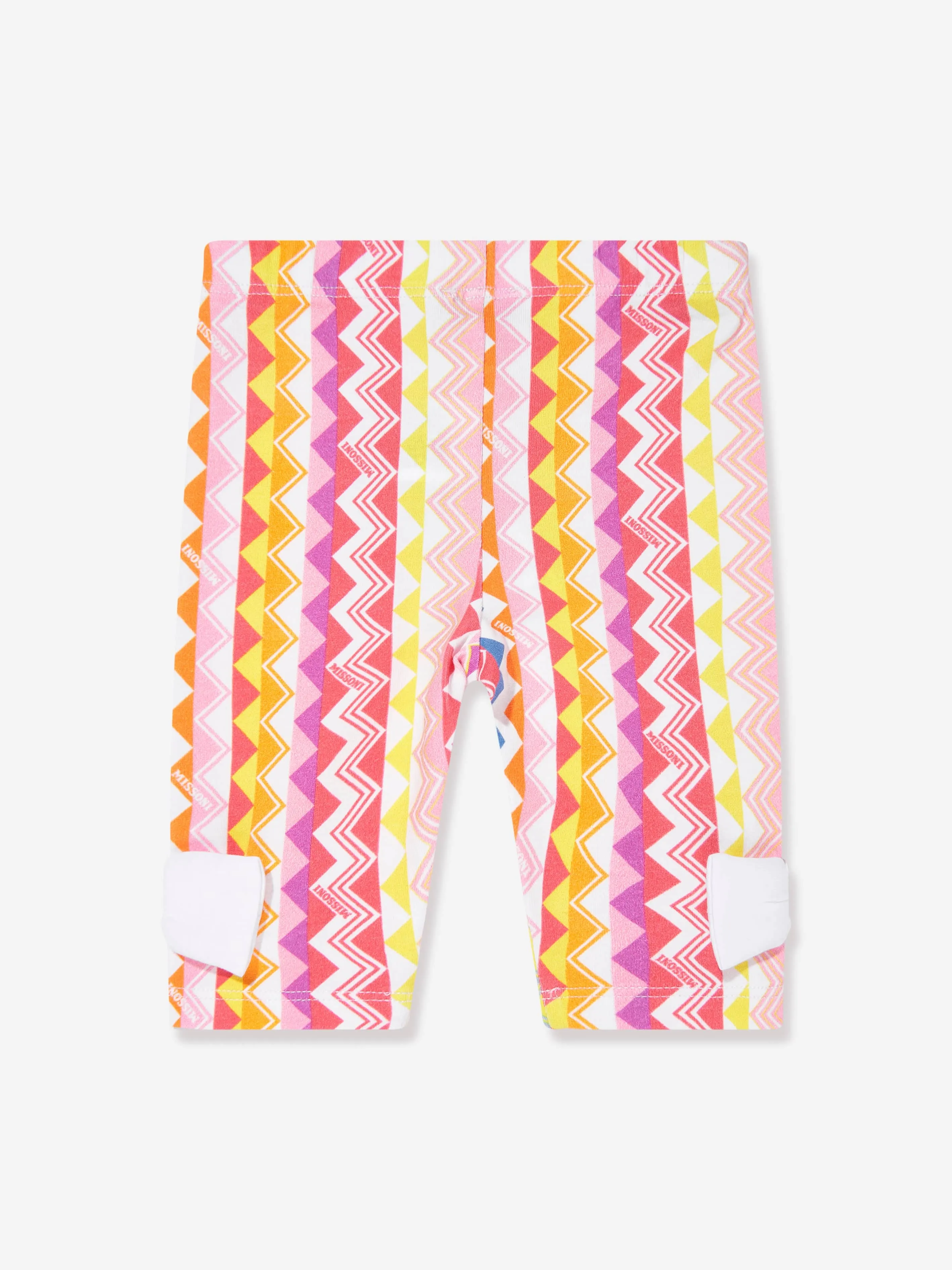 Baby Girls Zigzag Leggings in Multicolour