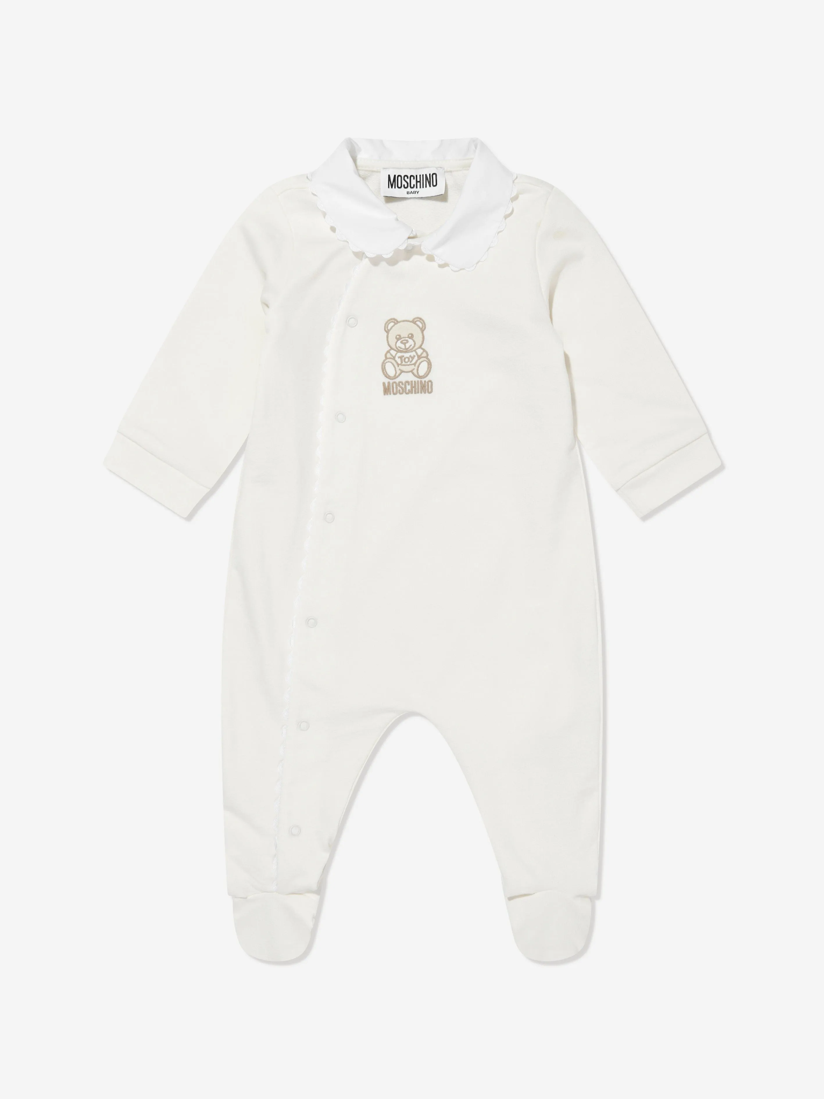 Baby Teddy Bear Babygrow in Ivory