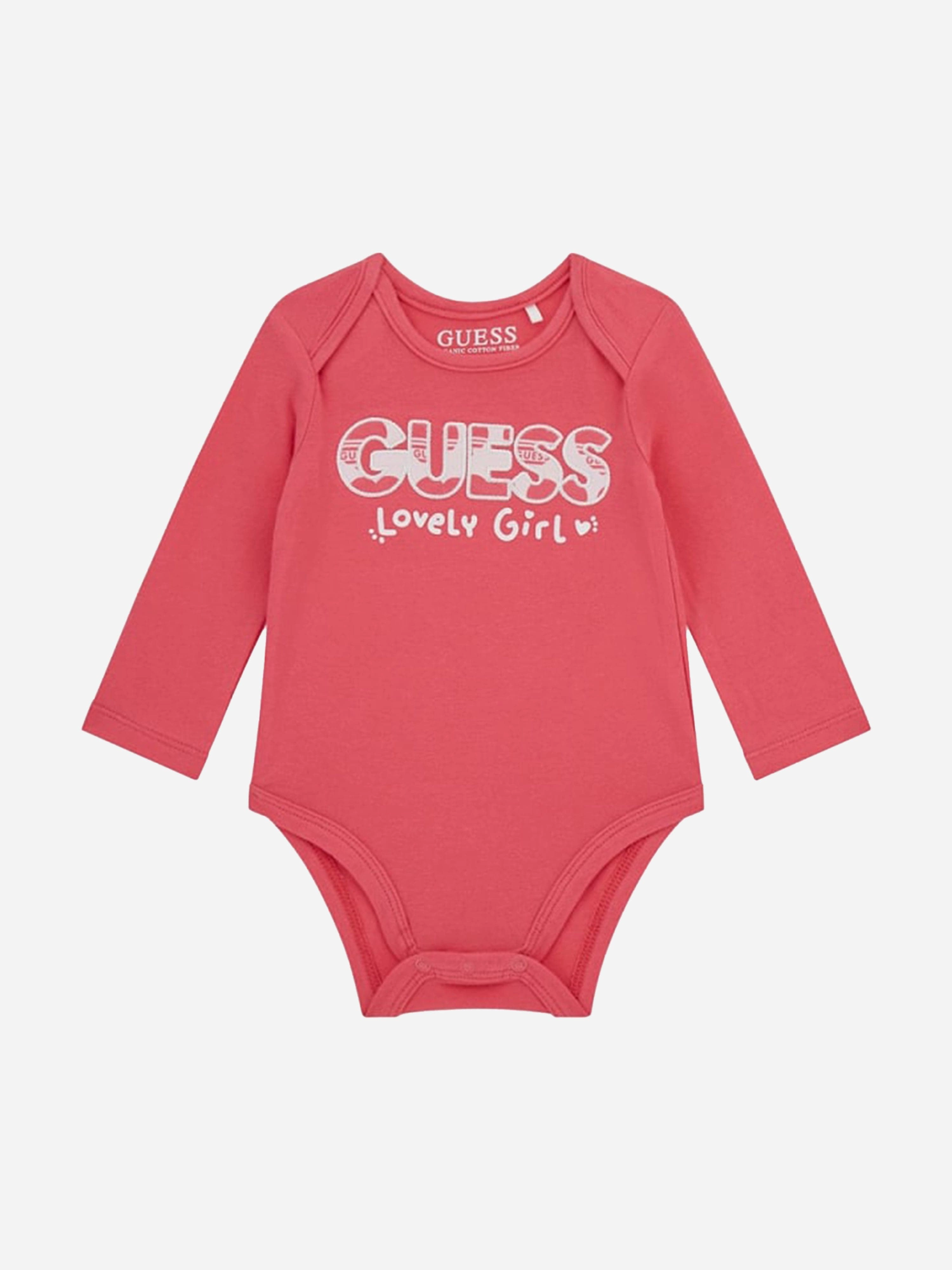 Baby Girls Bodysuit Set in Pink