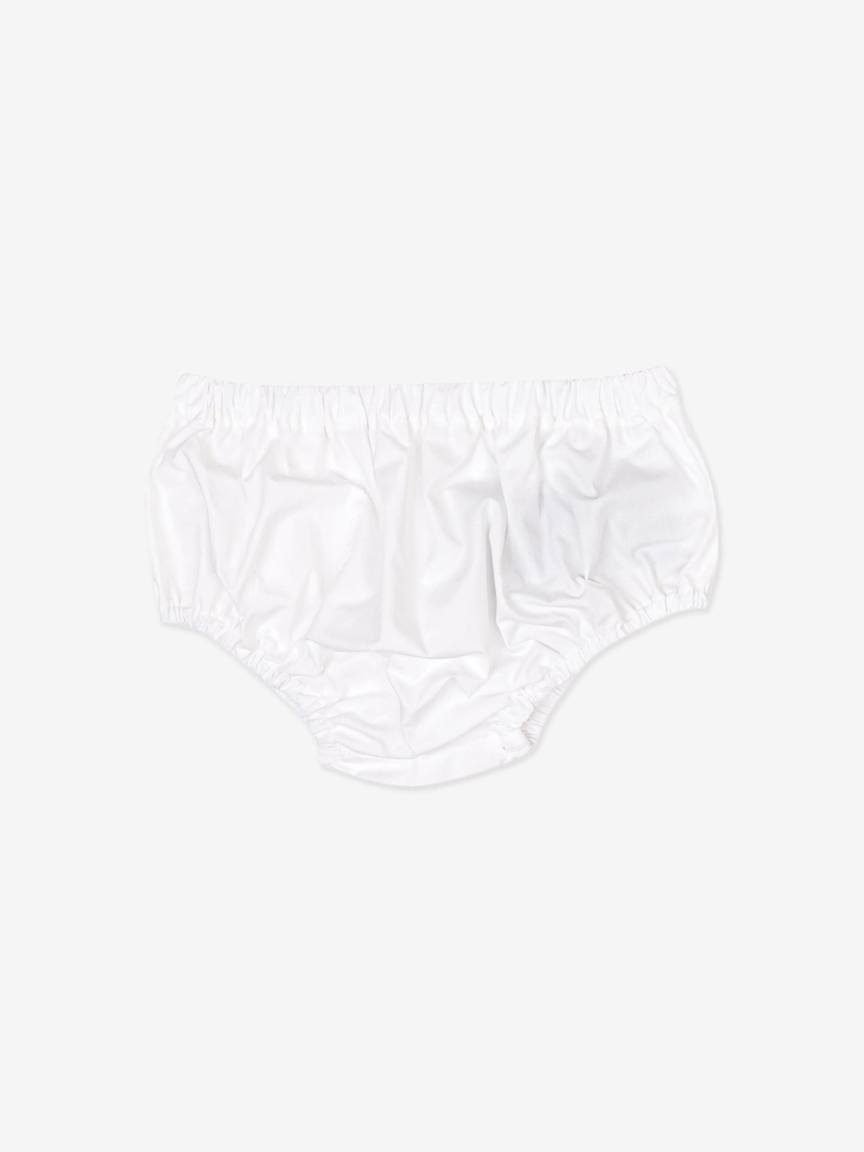 Balmain Baby Girls Polo Dress with Knickers in White