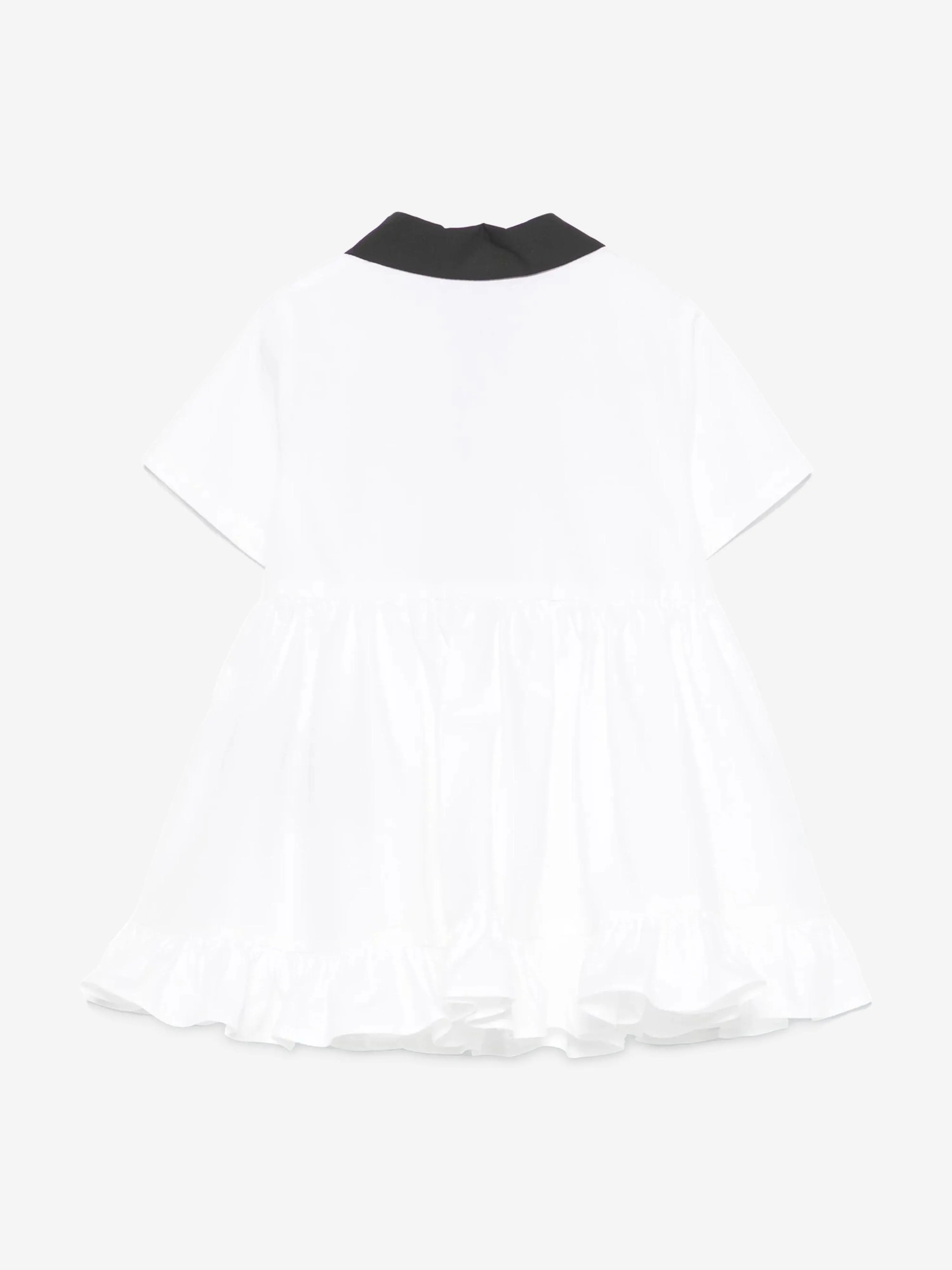 Balmain Baby Girls Polo Dress with Knickers in White