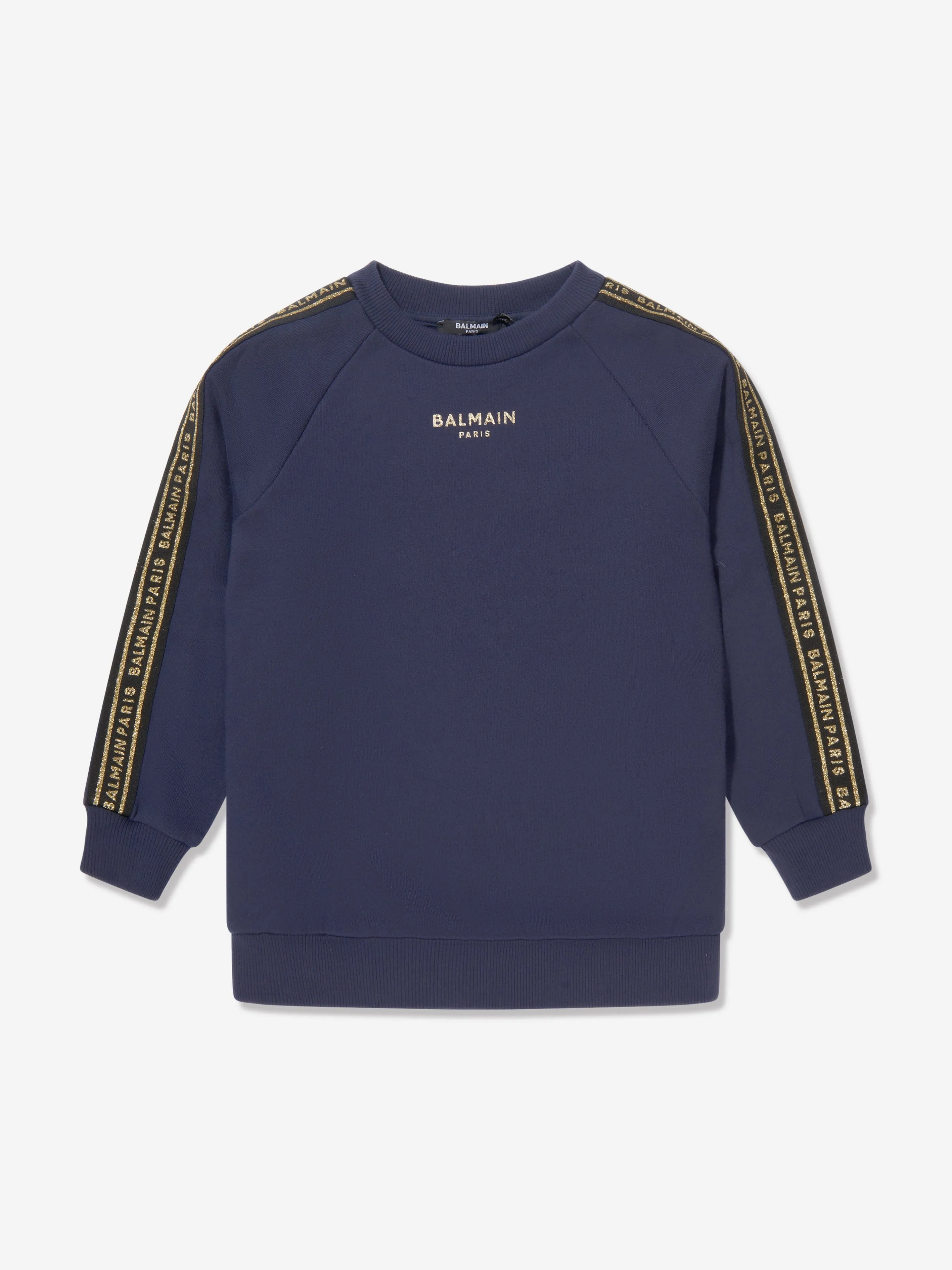 Balmain Kids Logo Sweatshirt in Navy