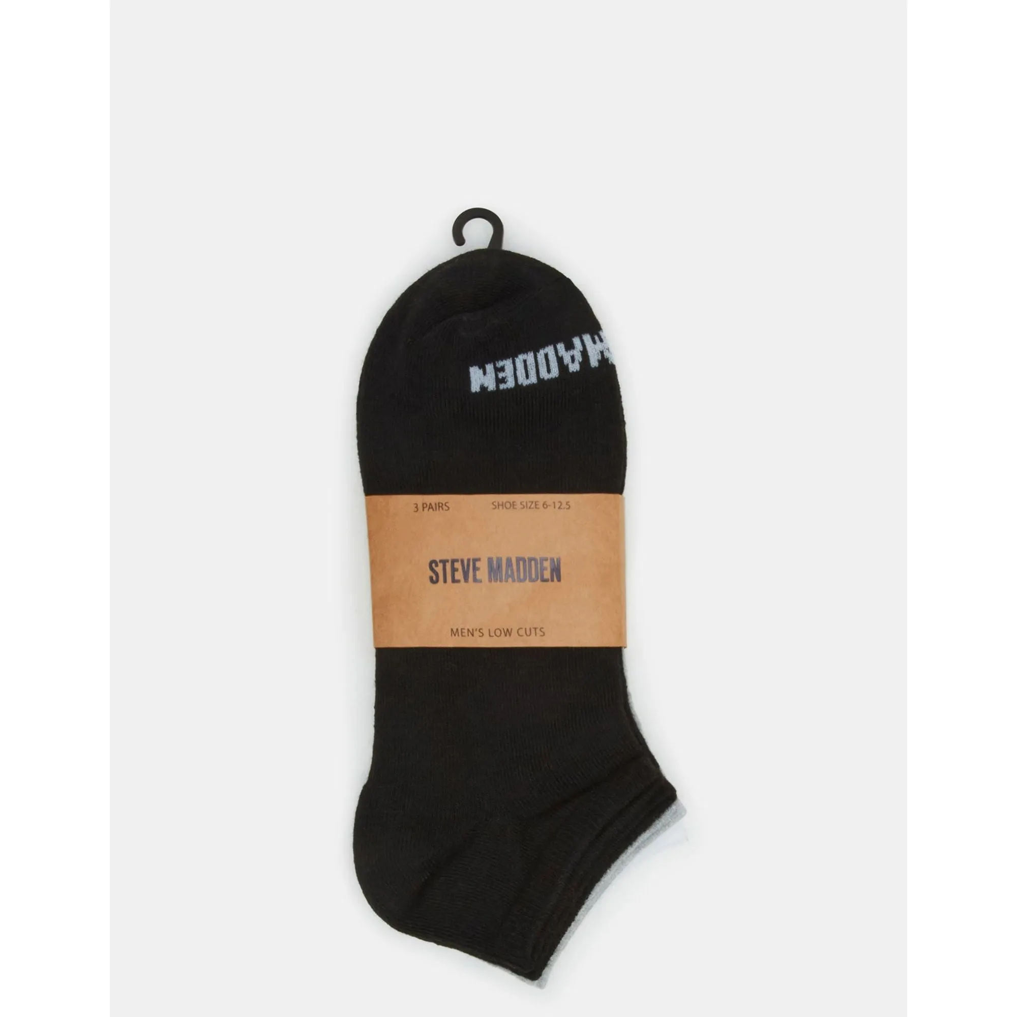 Basic Low Cut Socks Black/white
