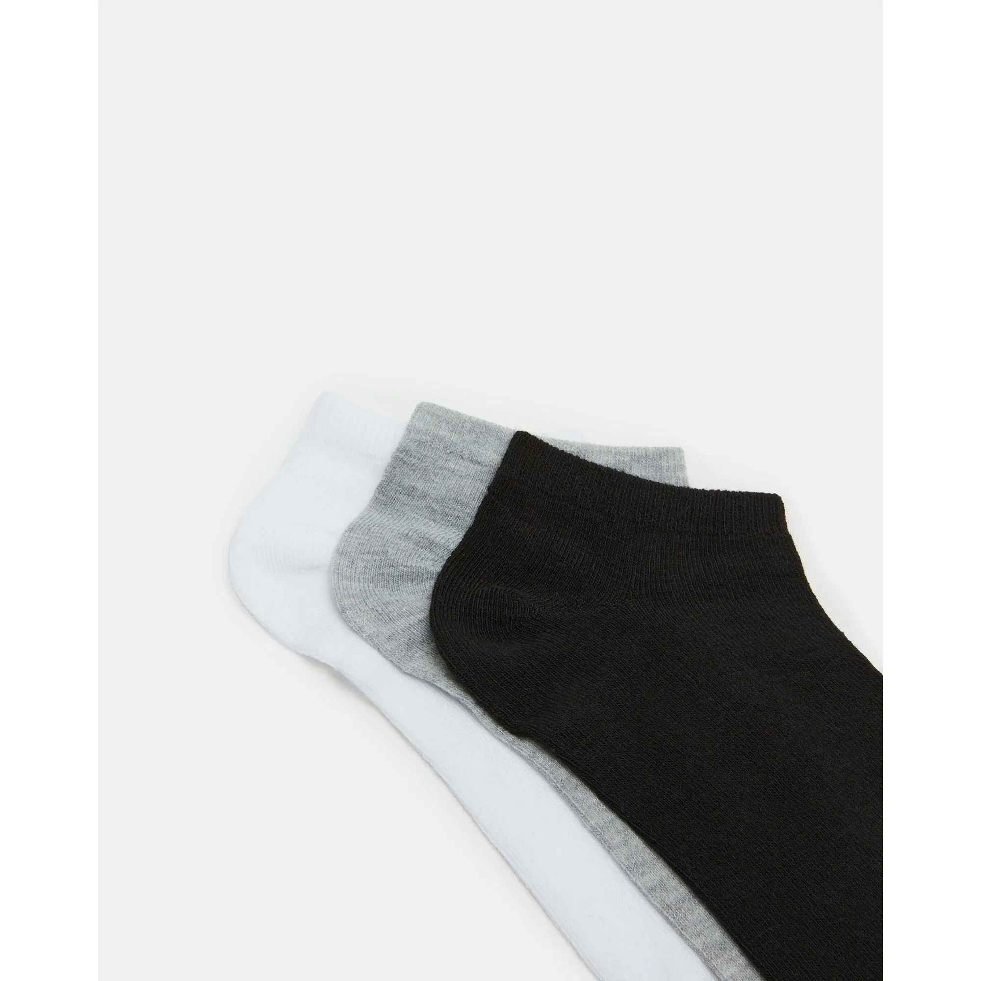 Basic Low Cut Socks Black/white