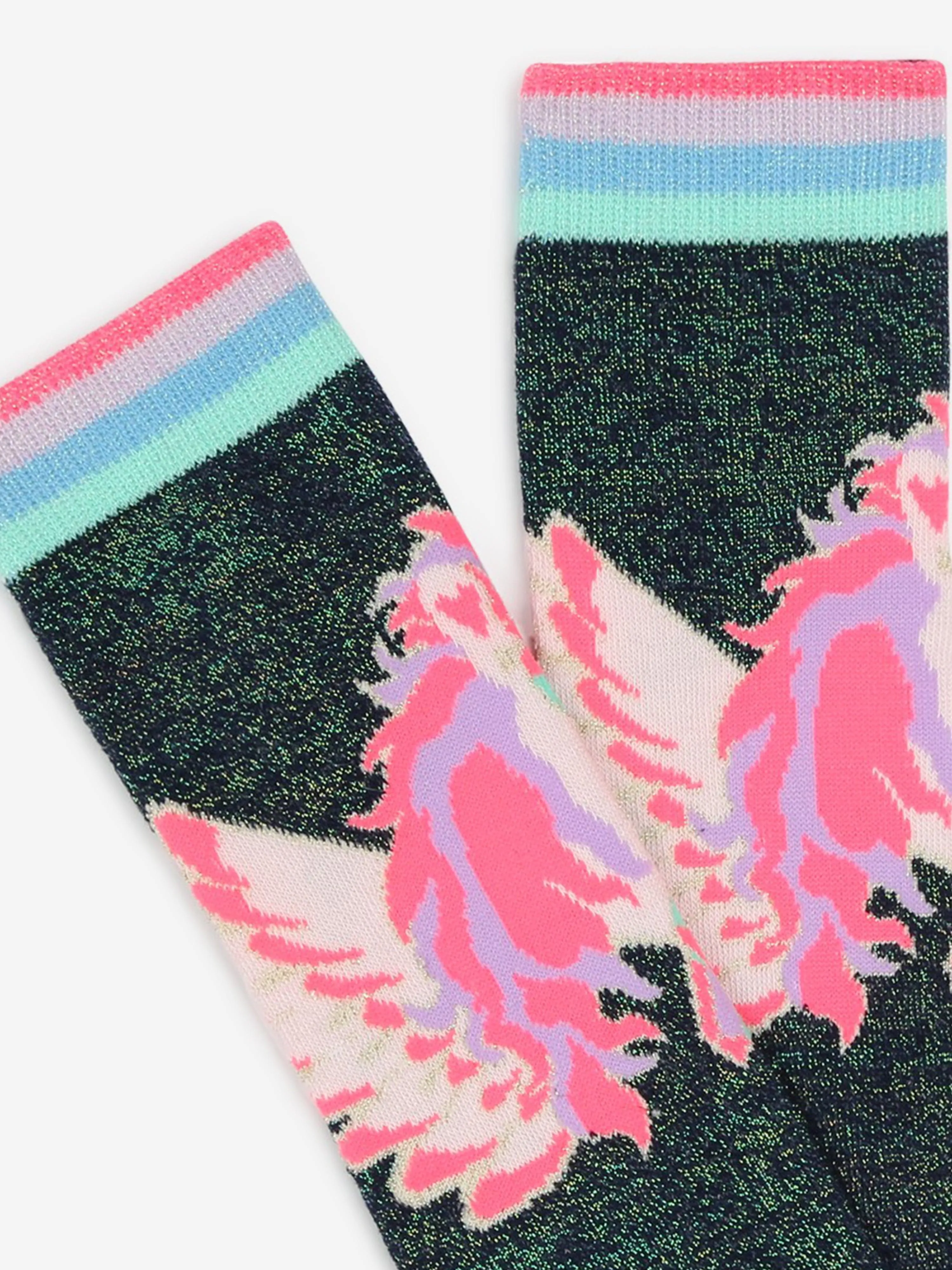 Billieblush Girls Pegasus High Socks in Navy