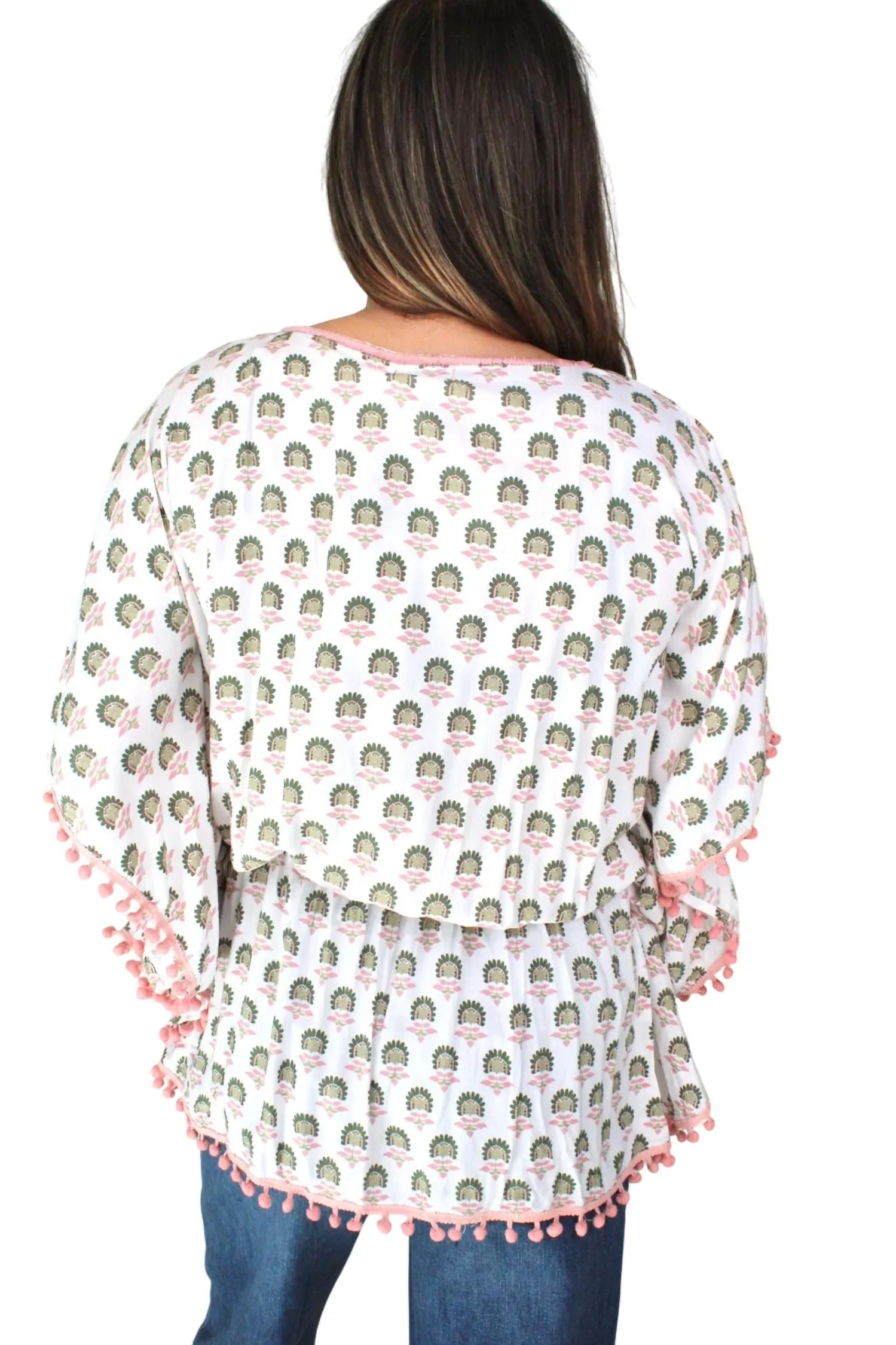 Blossom Butterfly Top In Pink