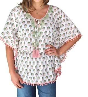 Blossom Butterfly Top In Pink