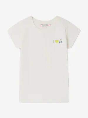 Bonpoint Girls Asmae T-Shirt in White