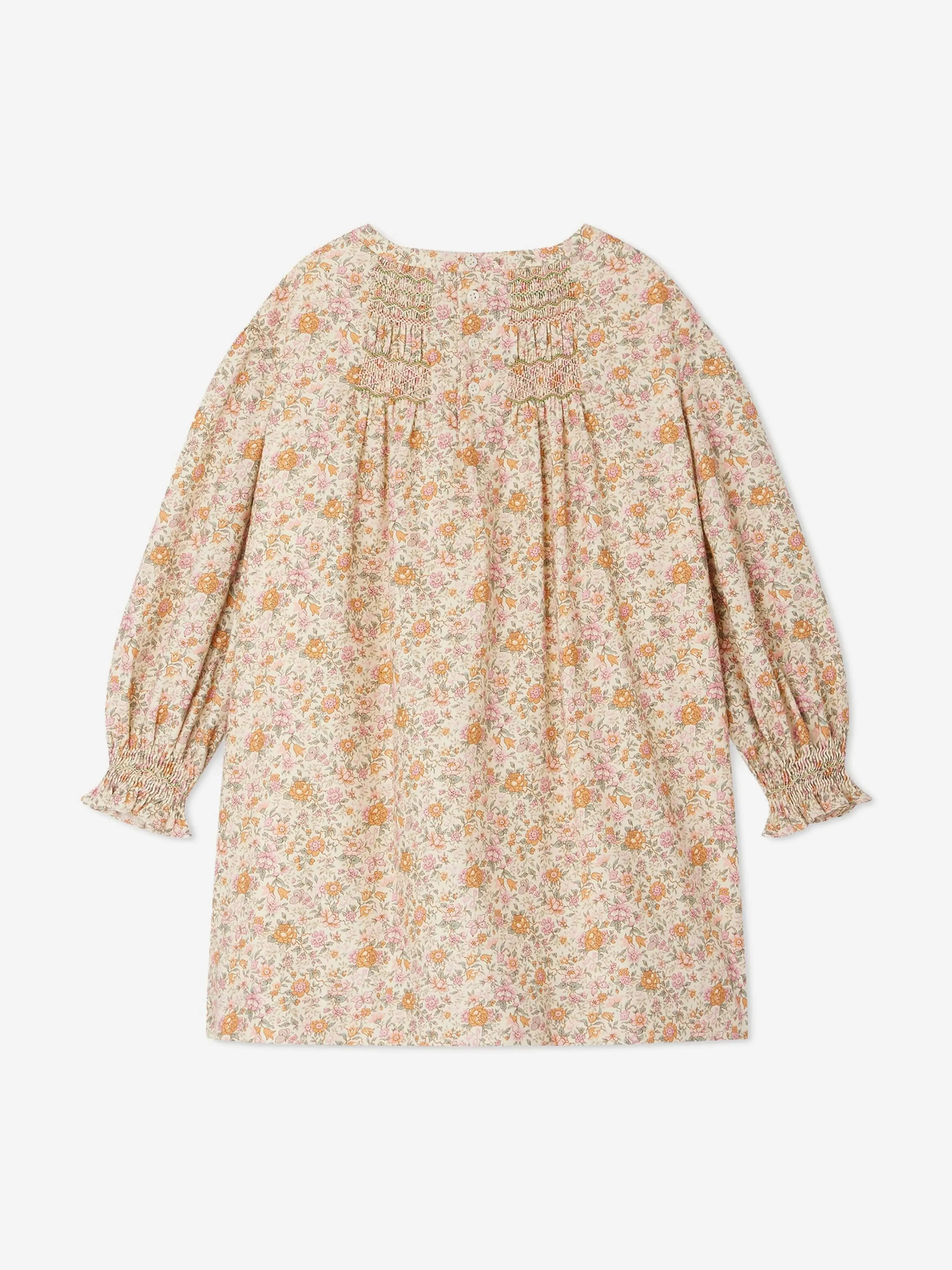 Bonpoint Girls Floral Divine Dress in Pink