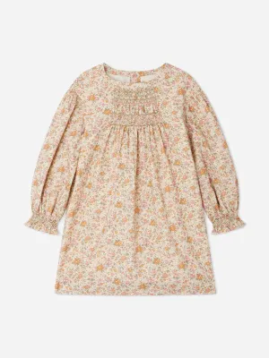 Bonpoint Girls Floral Divine Dress in Pink