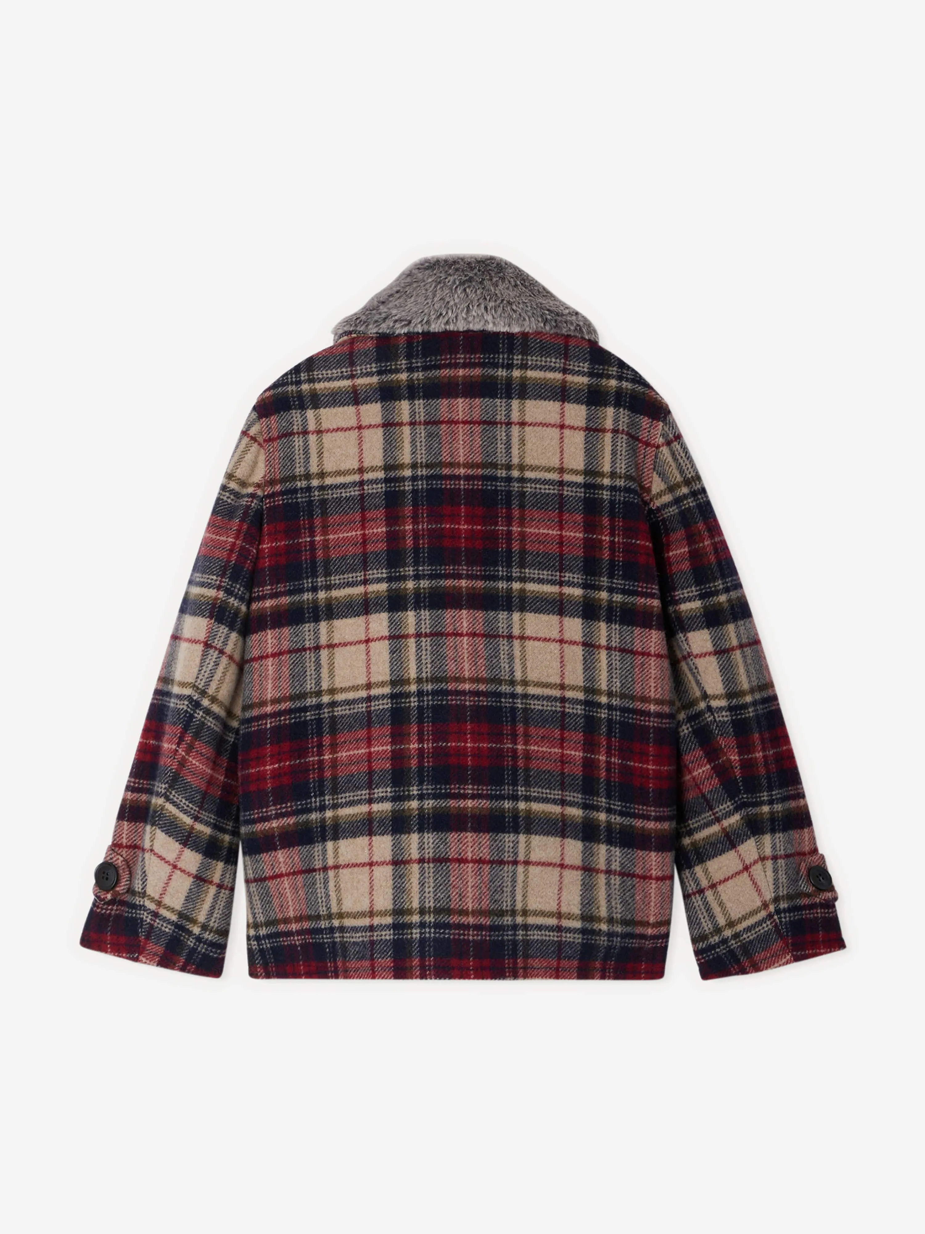 Bonpoint Girls Gigliola Coat in Multicolour
