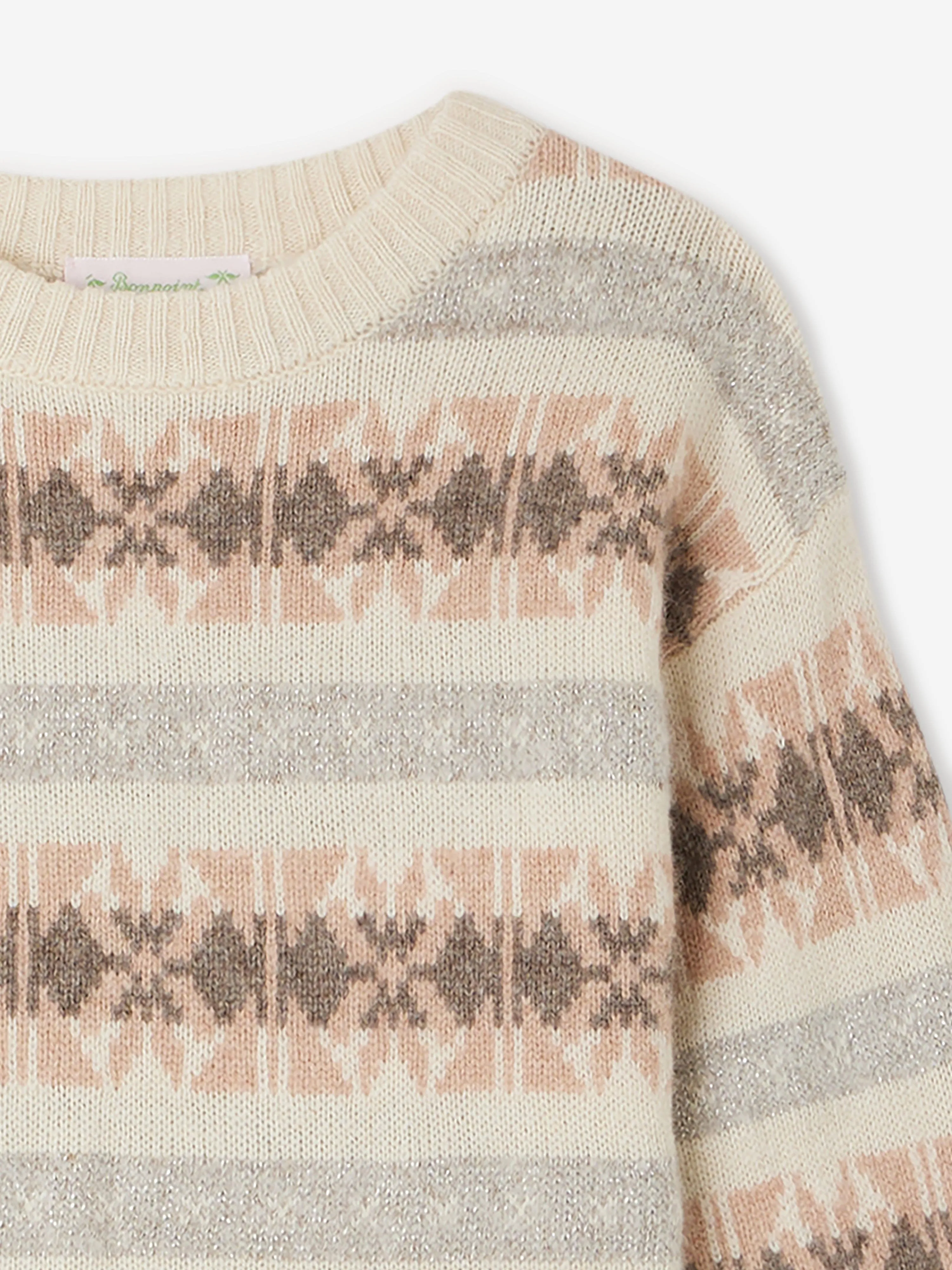 Bonpoint Girls Greet Jumper in Multicolour