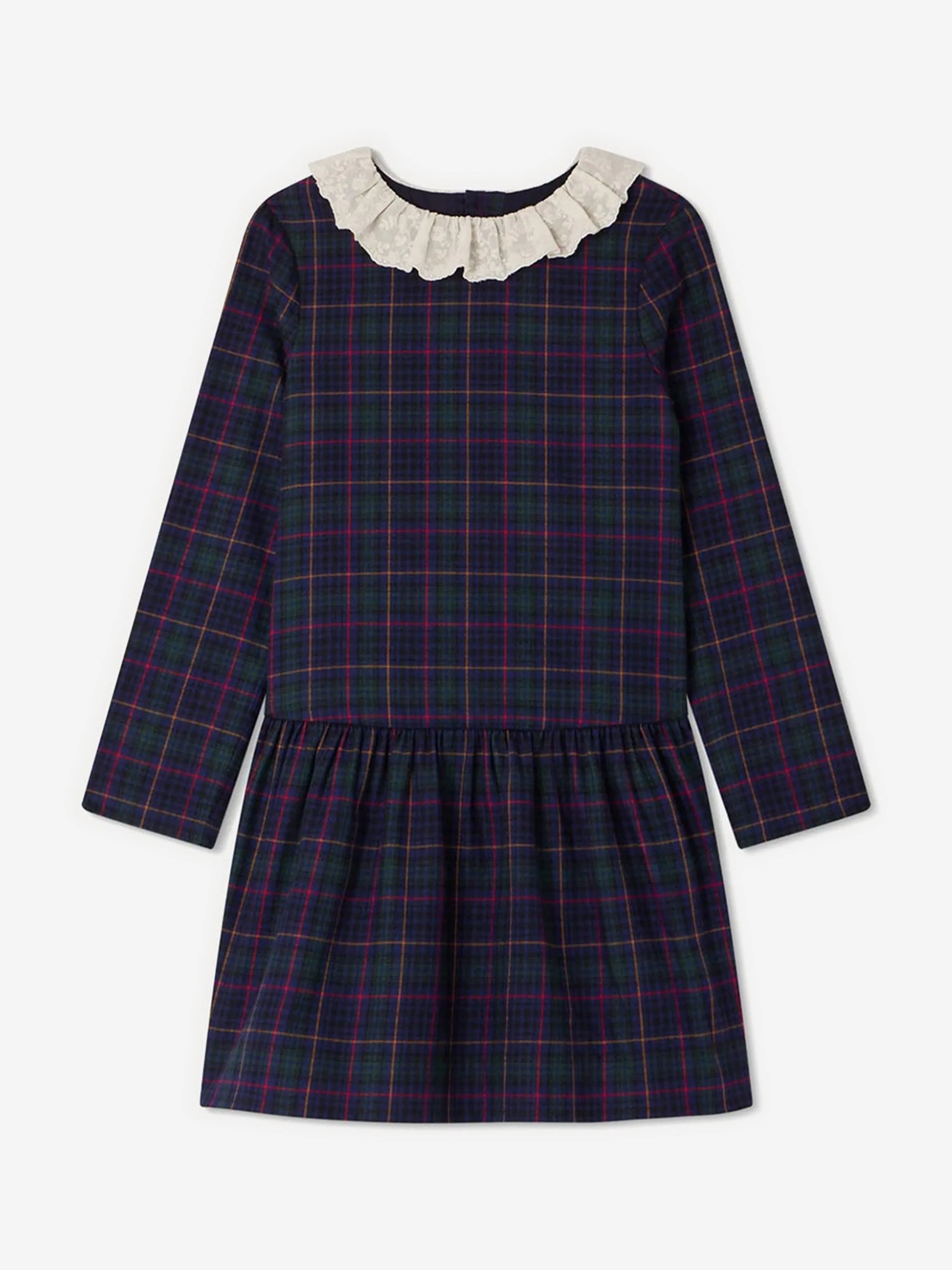 Bonpoint Girls Mariela Dress in Blue