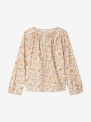 Bonpoint Girls Rose Blouse in Pink