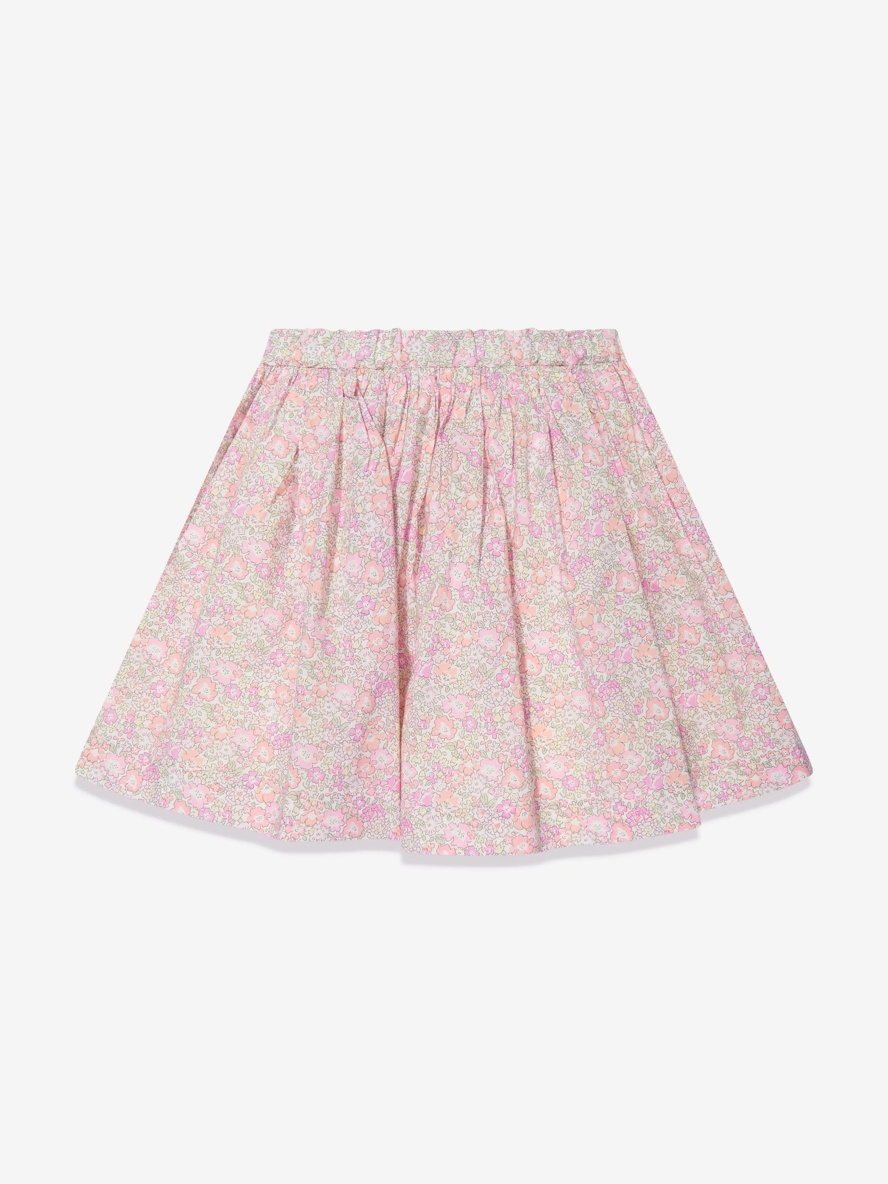 Bonpoint Girls Suzon Floral Skirt in Multicolour