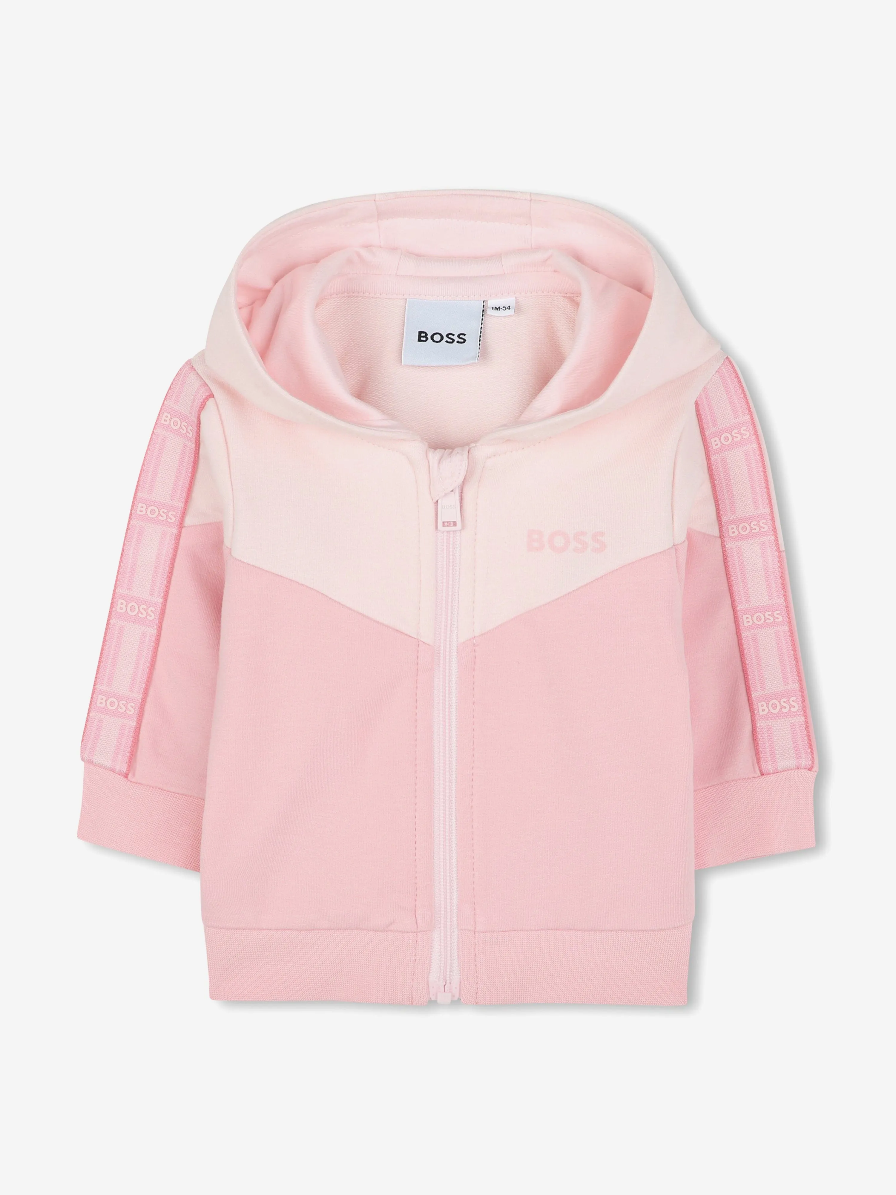 BOSS Baby Girls Tracksuit Set in Pink