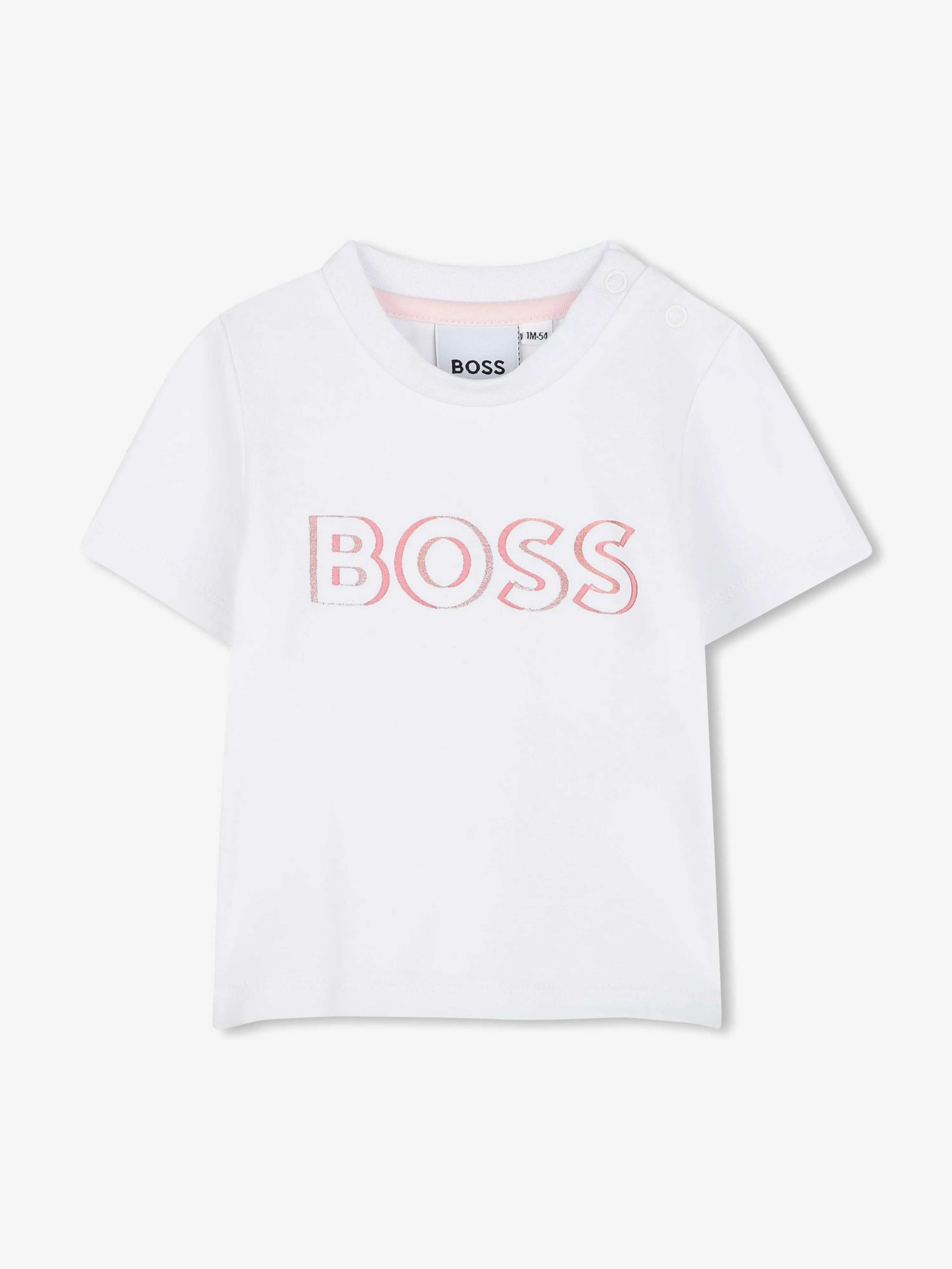 BOSS Baby Girls Tracksuit Set in Pink