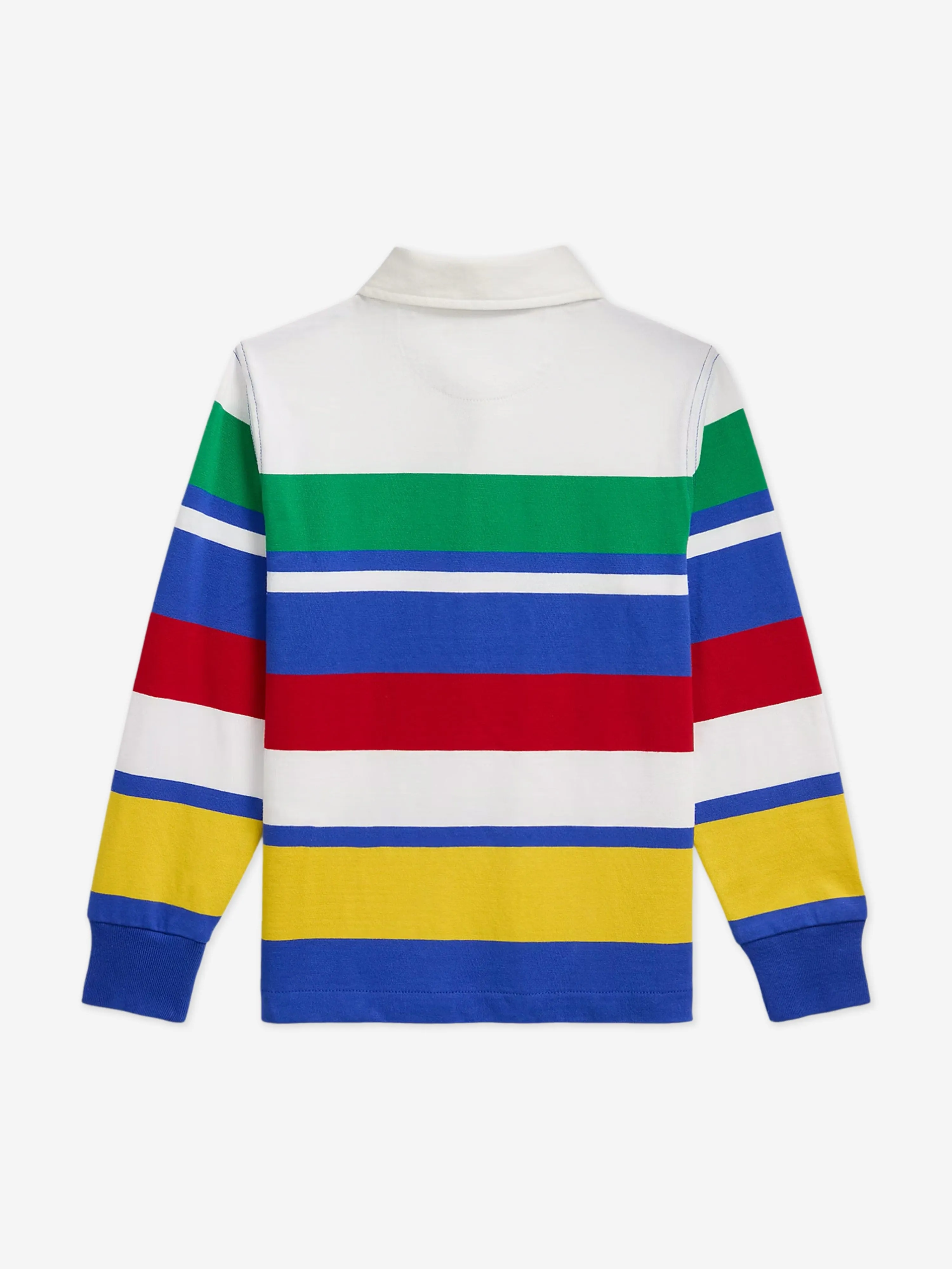 Boys Striped Rugby Shirt in Multicolour