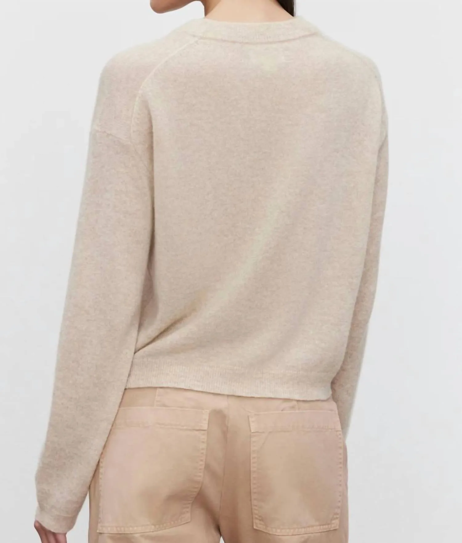 Brooklyn Cashmere Sweater In Sand