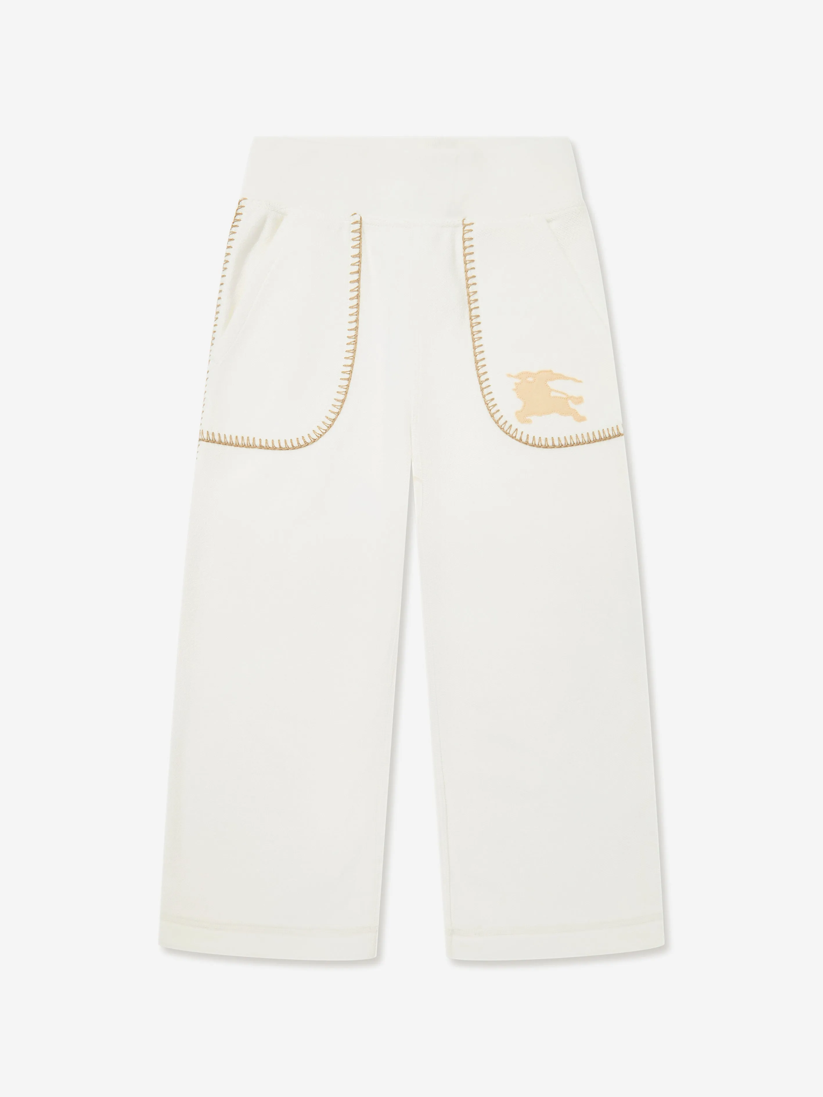 Burberry Girls Aubrey Trousers in White