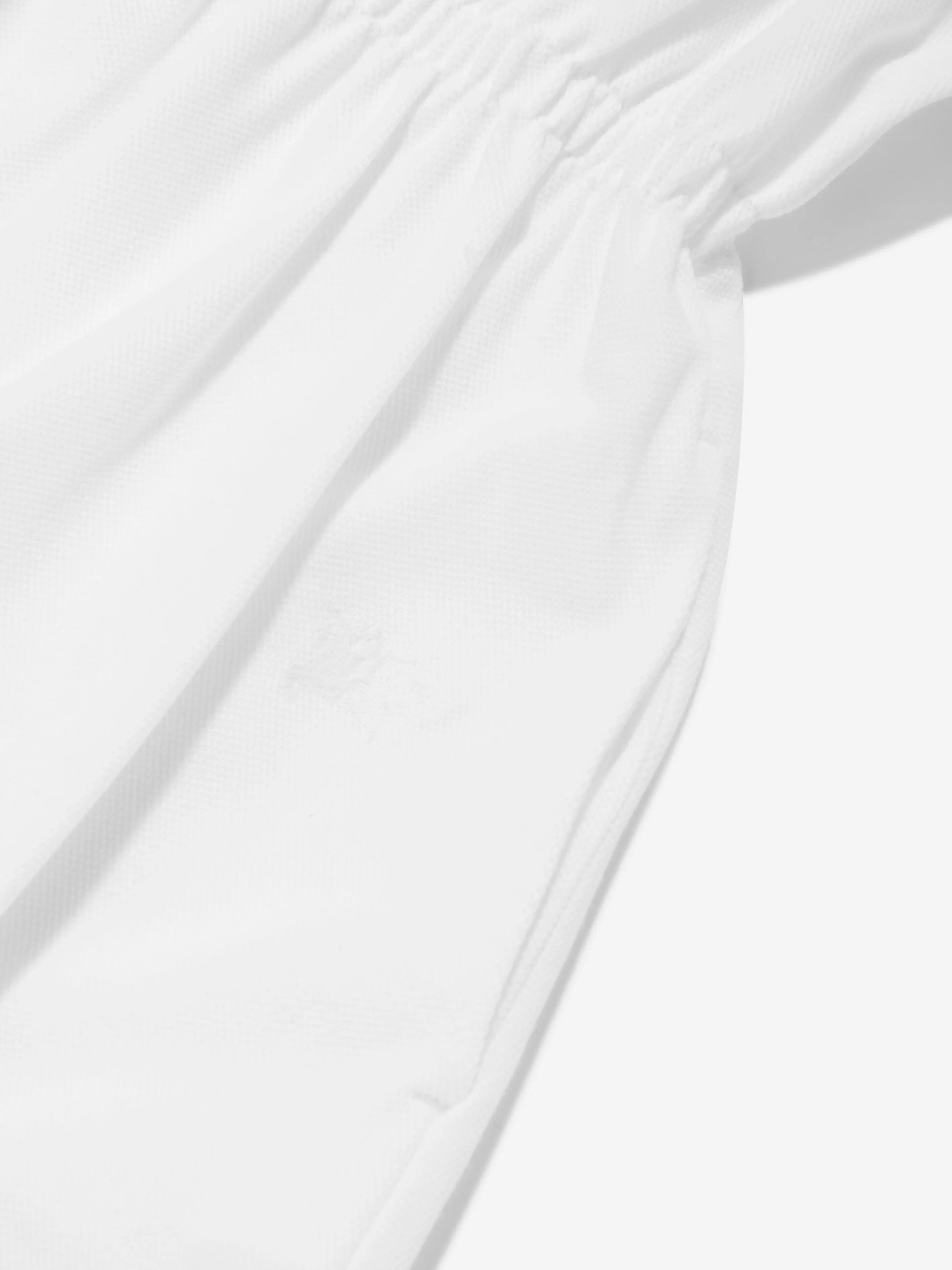 Burberry Girls Check Collar Alesea Dress in White